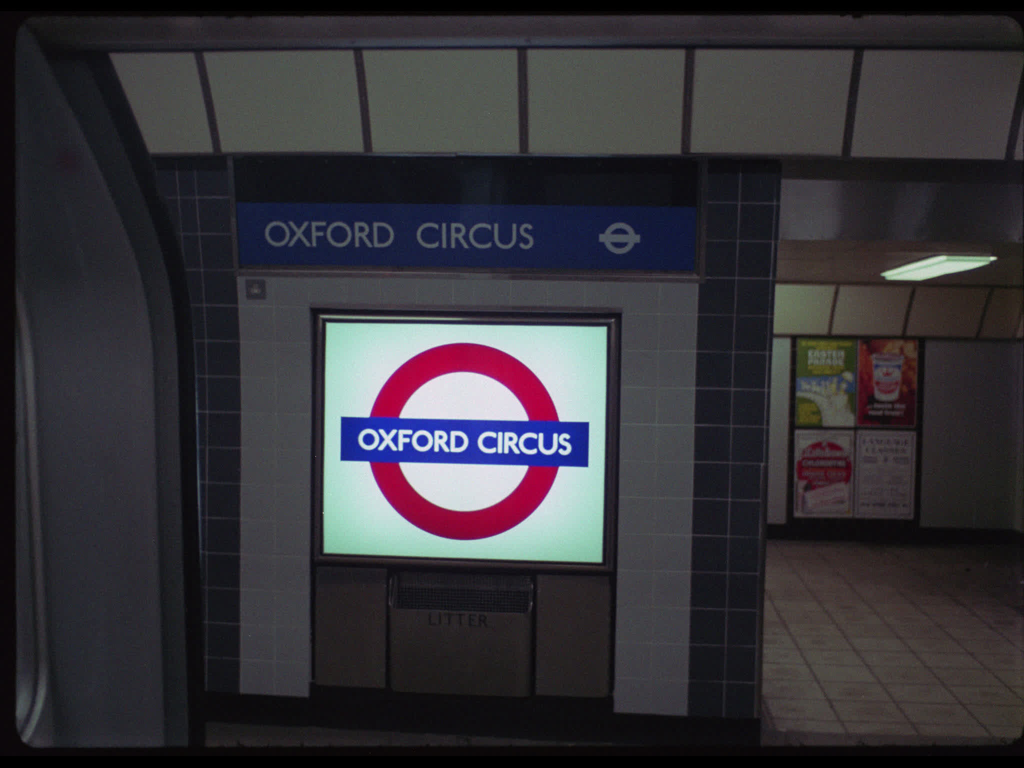 Disembarking at Oxford Circus
