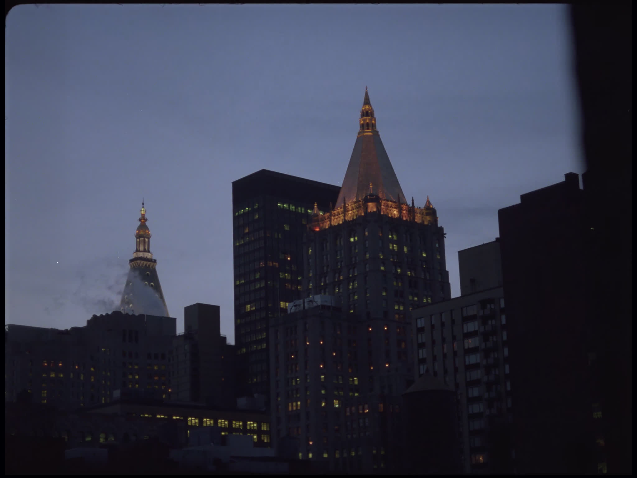 New York Life Building at Dusk