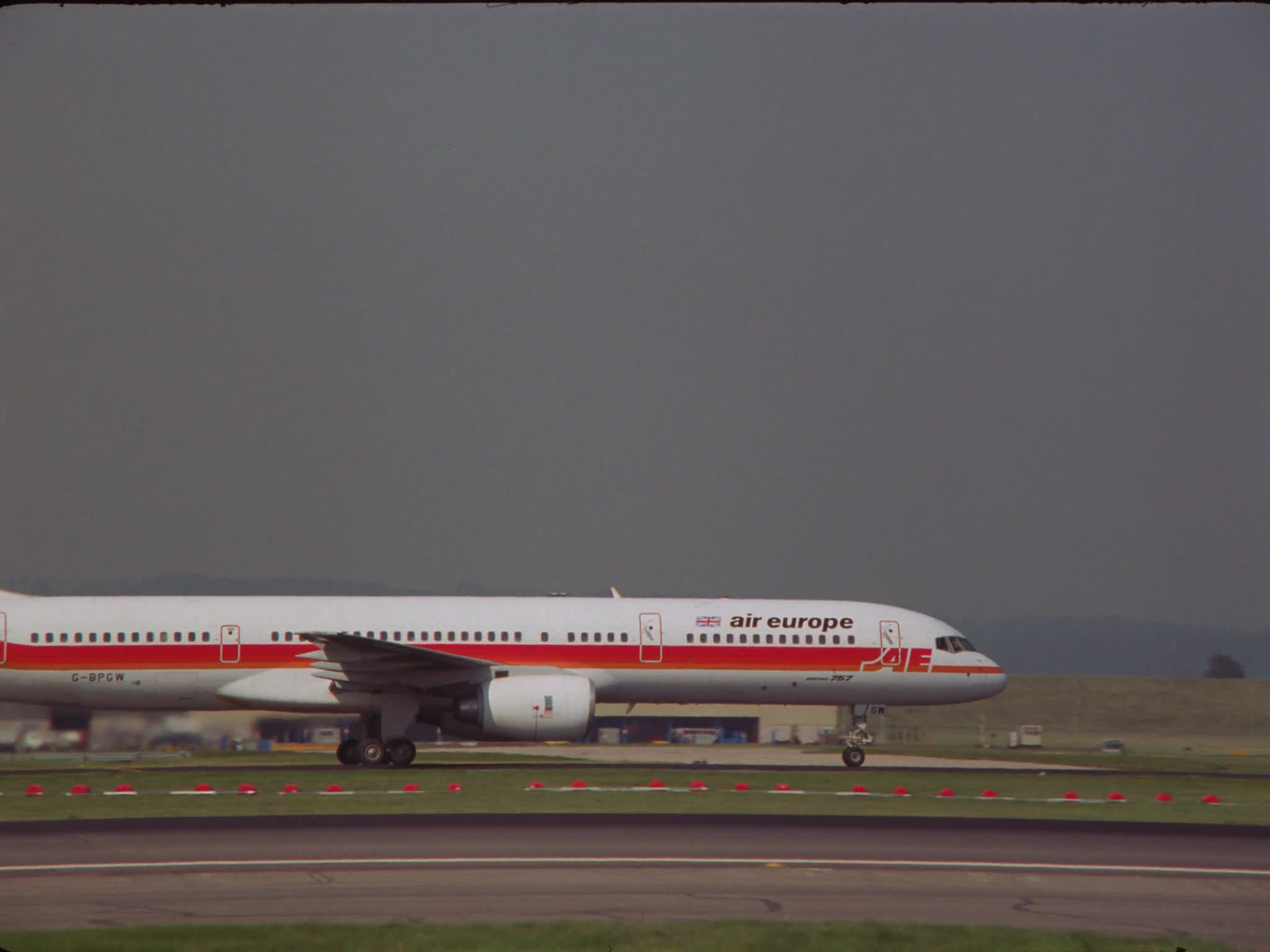Air Europe Boeing 757 Taxis