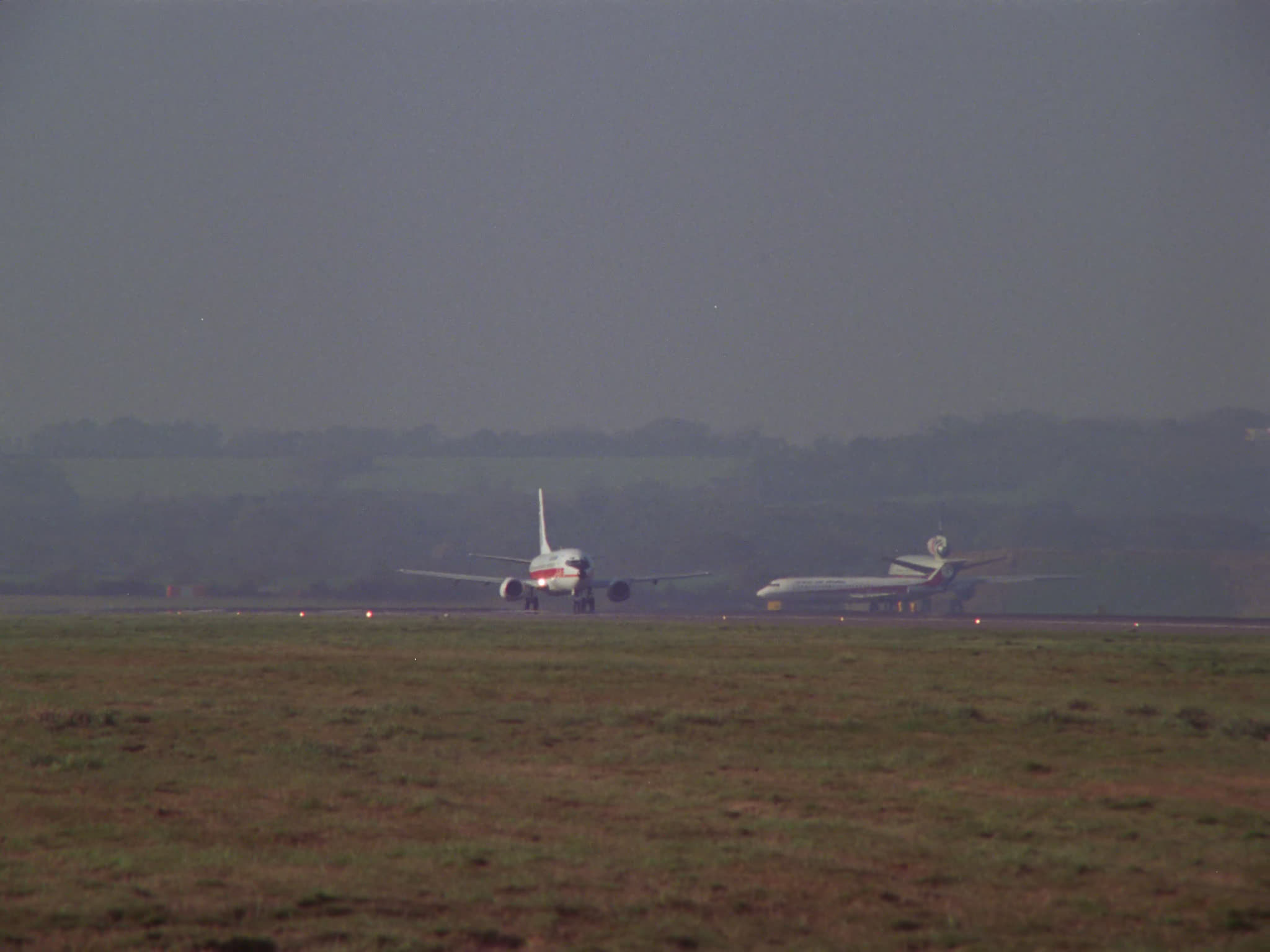 Air Europe Boeing 737 Takes Off