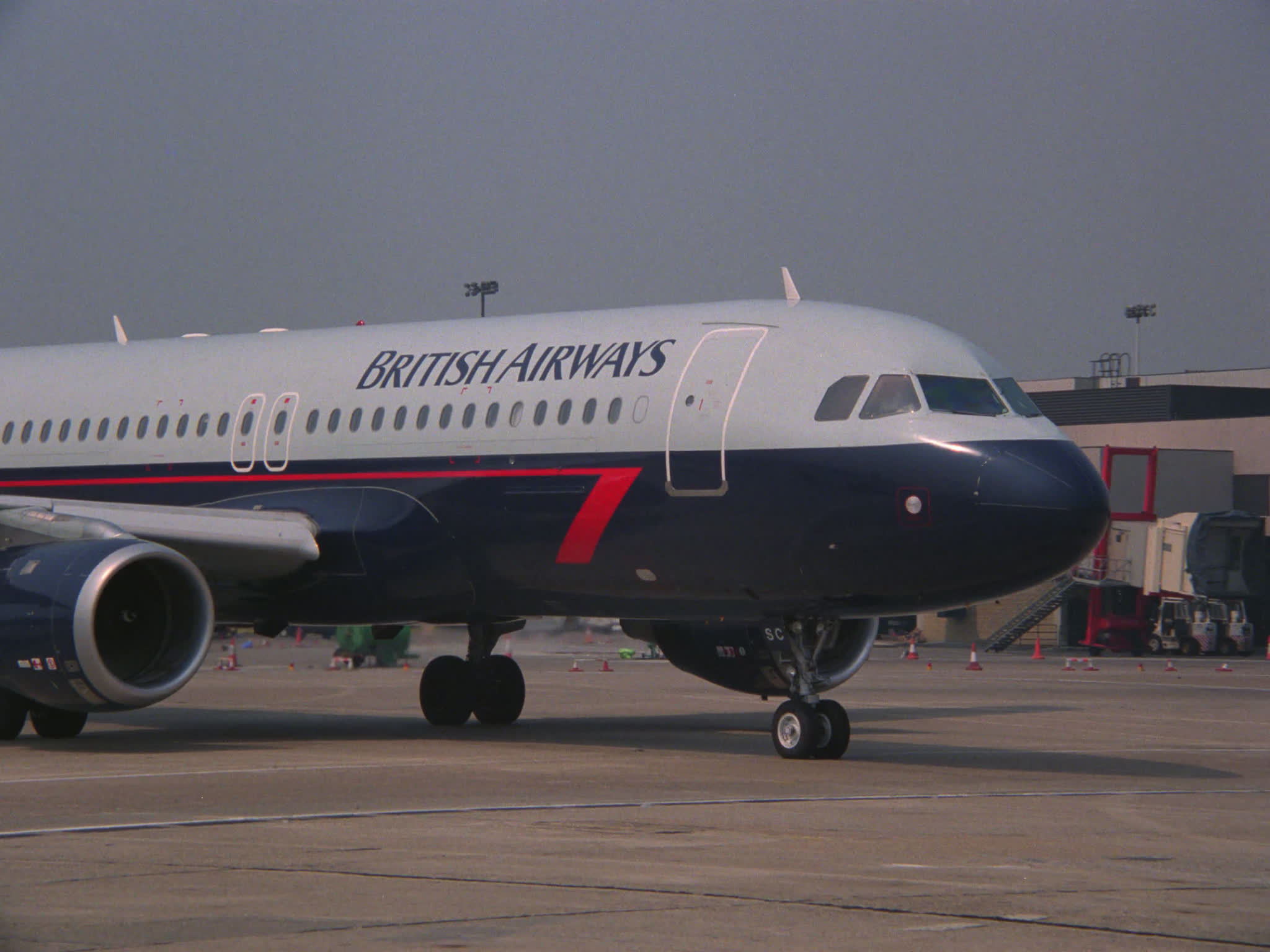 British Airways Airbus A320 Taxis