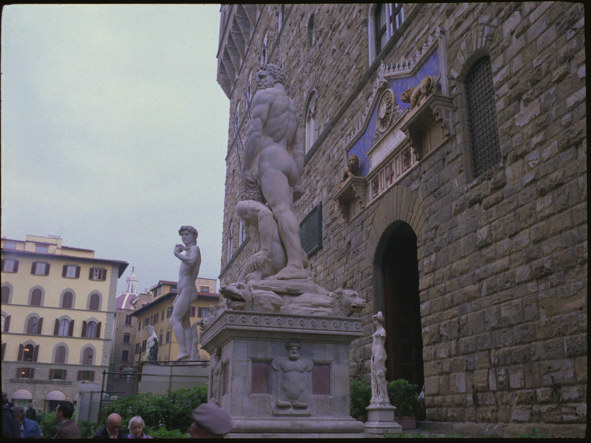 David and Hercules and Cacus statues
