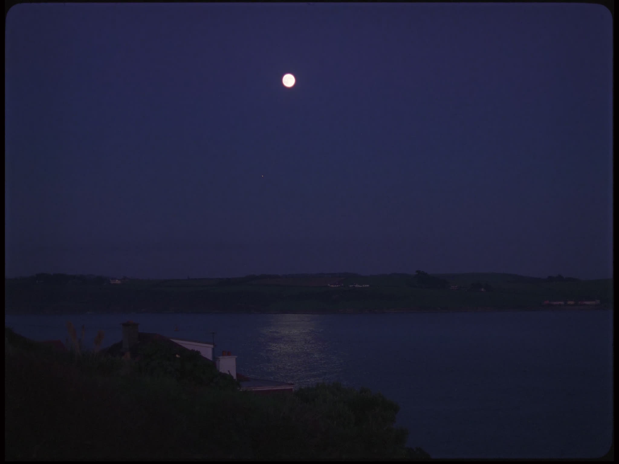 Moonlight Reflected on the Sea
