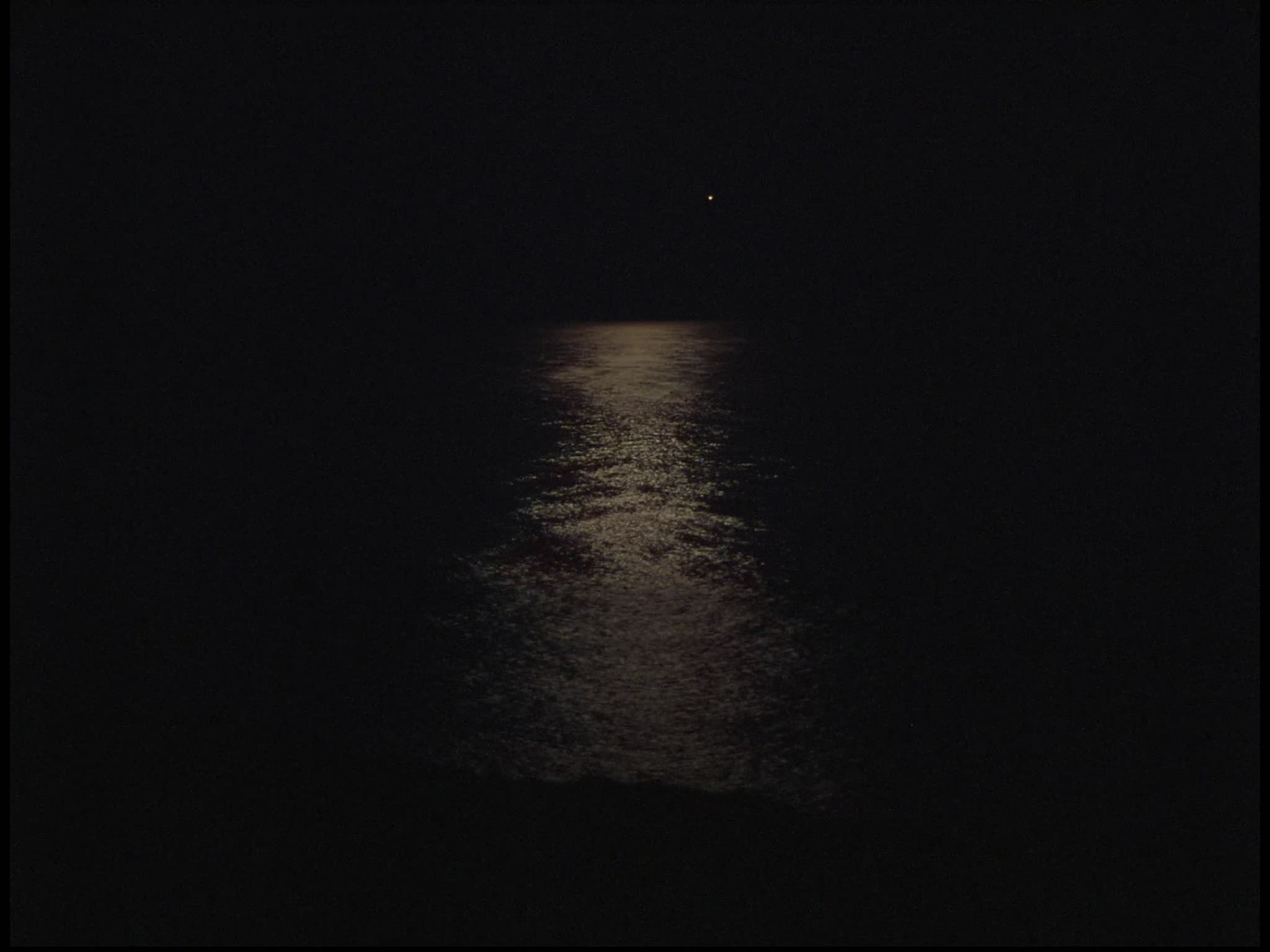Moonlight Reflected on the Sea