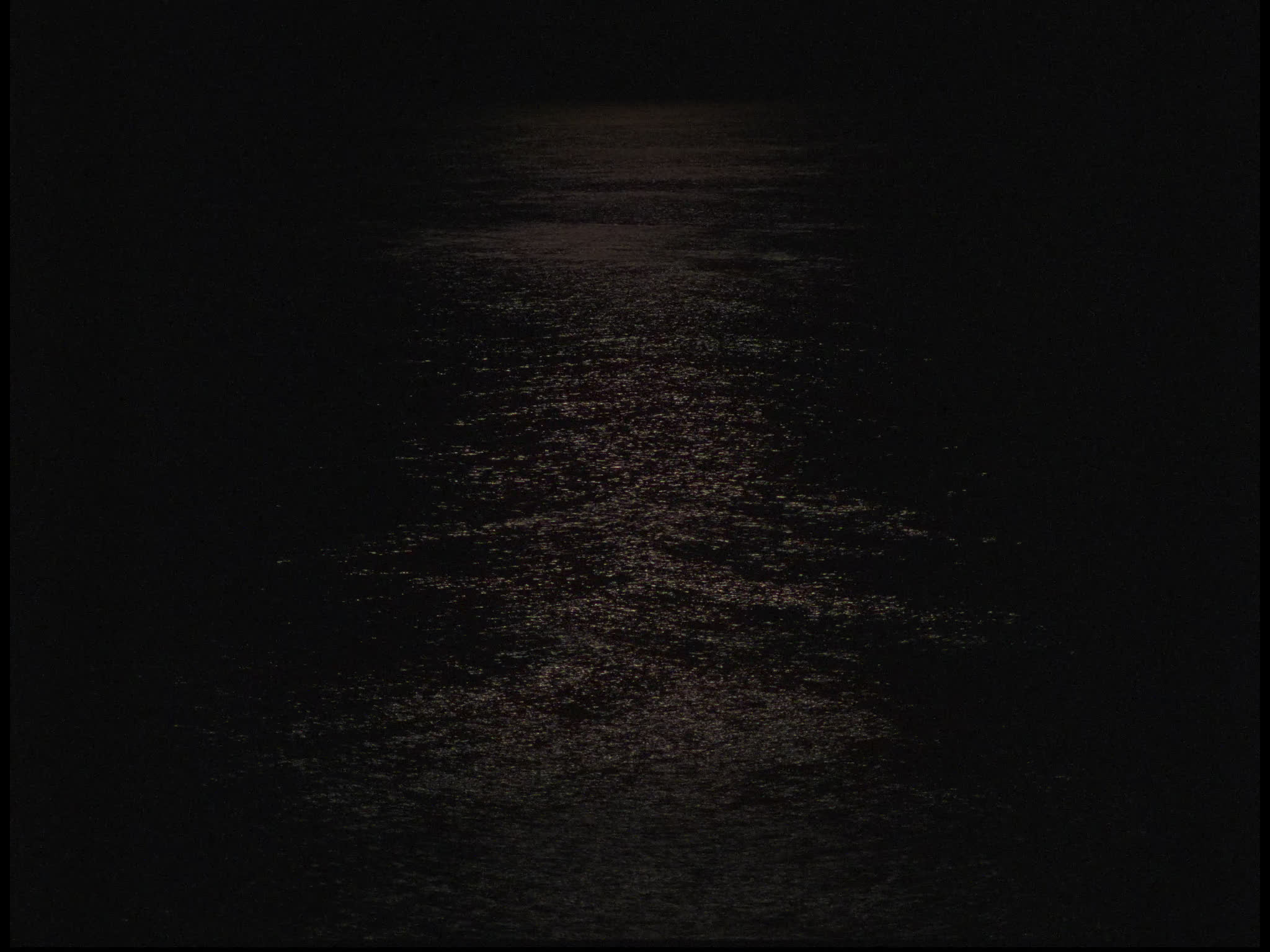 Moonlight Reflected on the Sea