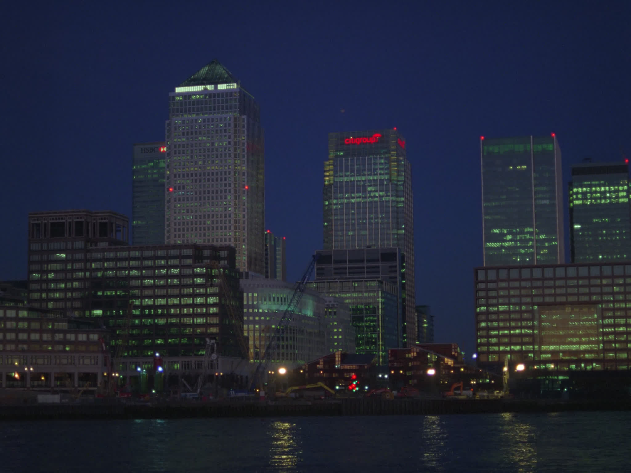 Canary Wharf at Night