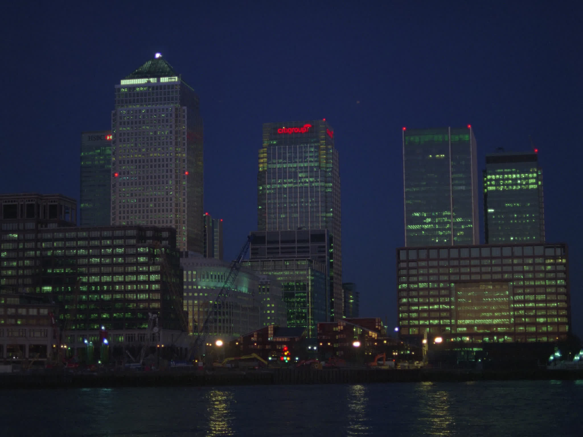 Canary Wharf at Night