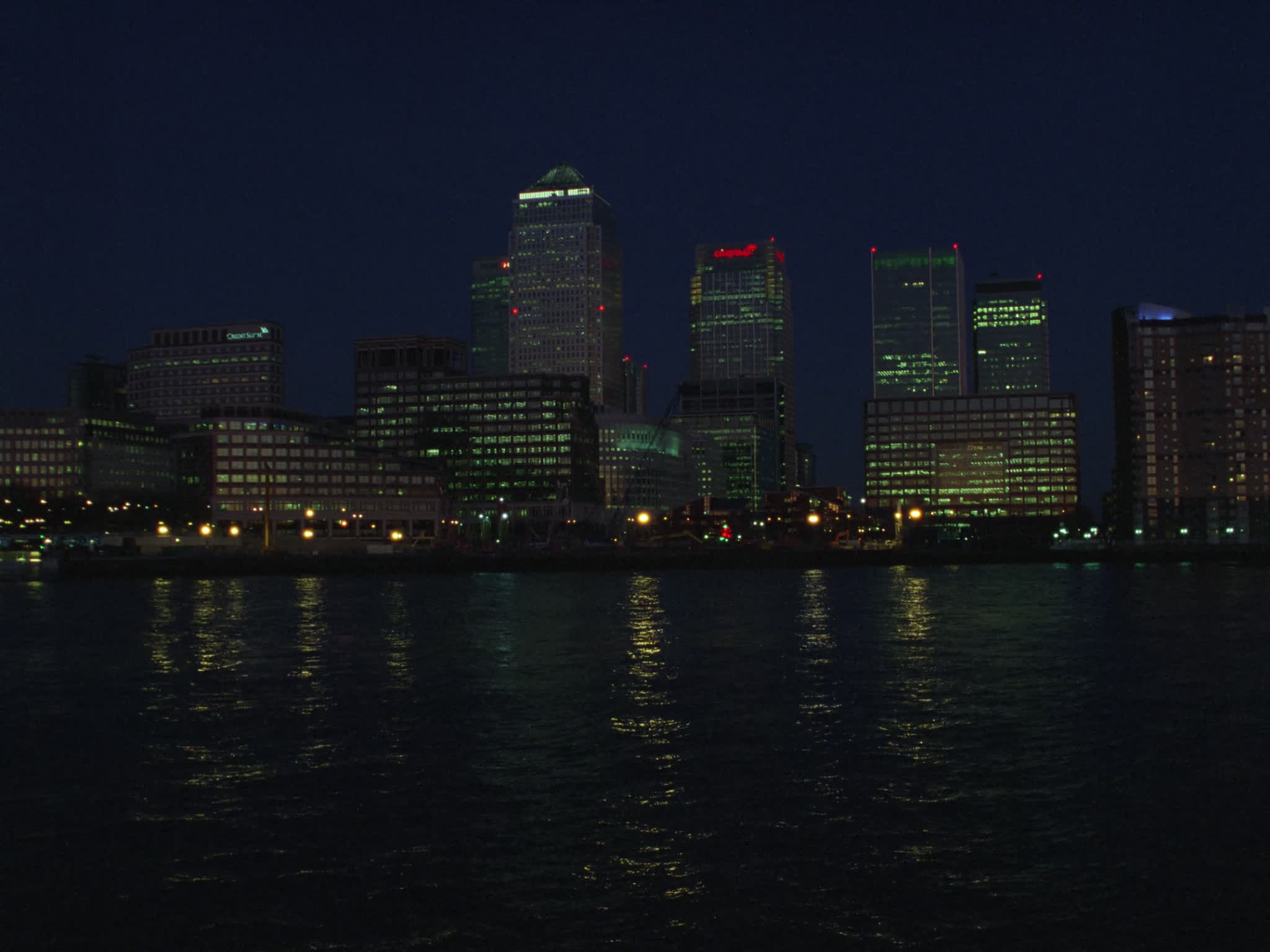 Canary Wharf at Night