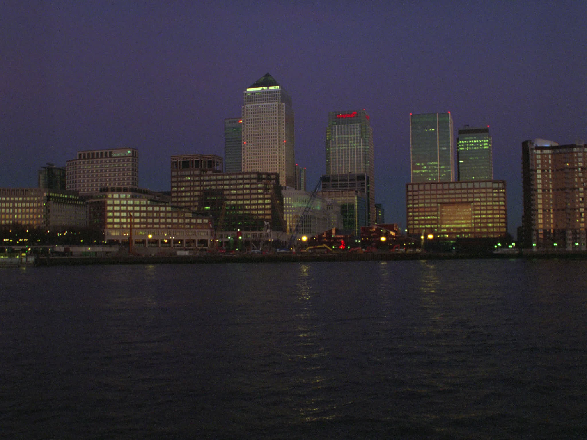Canary Wharf at Night