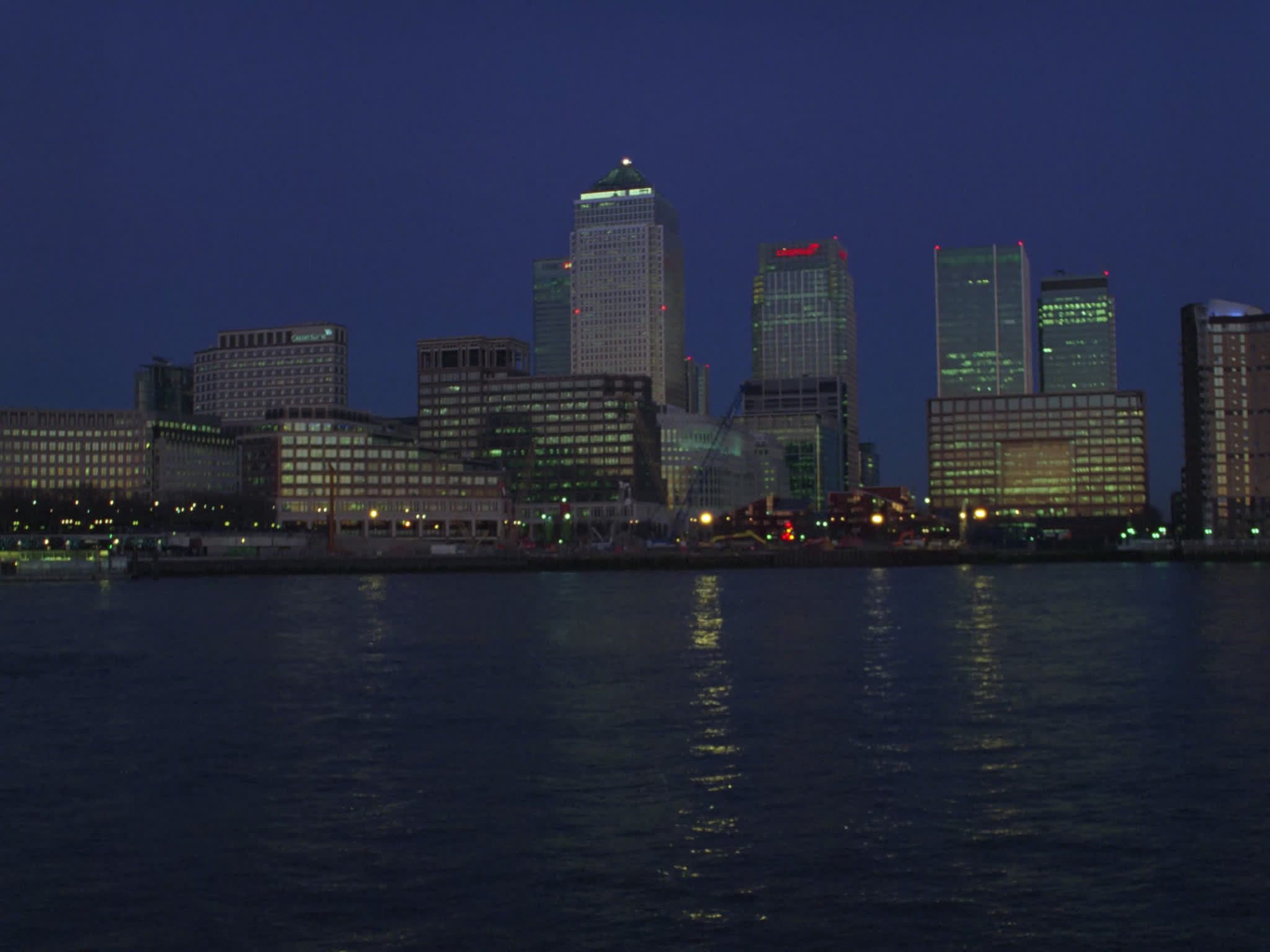Canary Wharf at Night