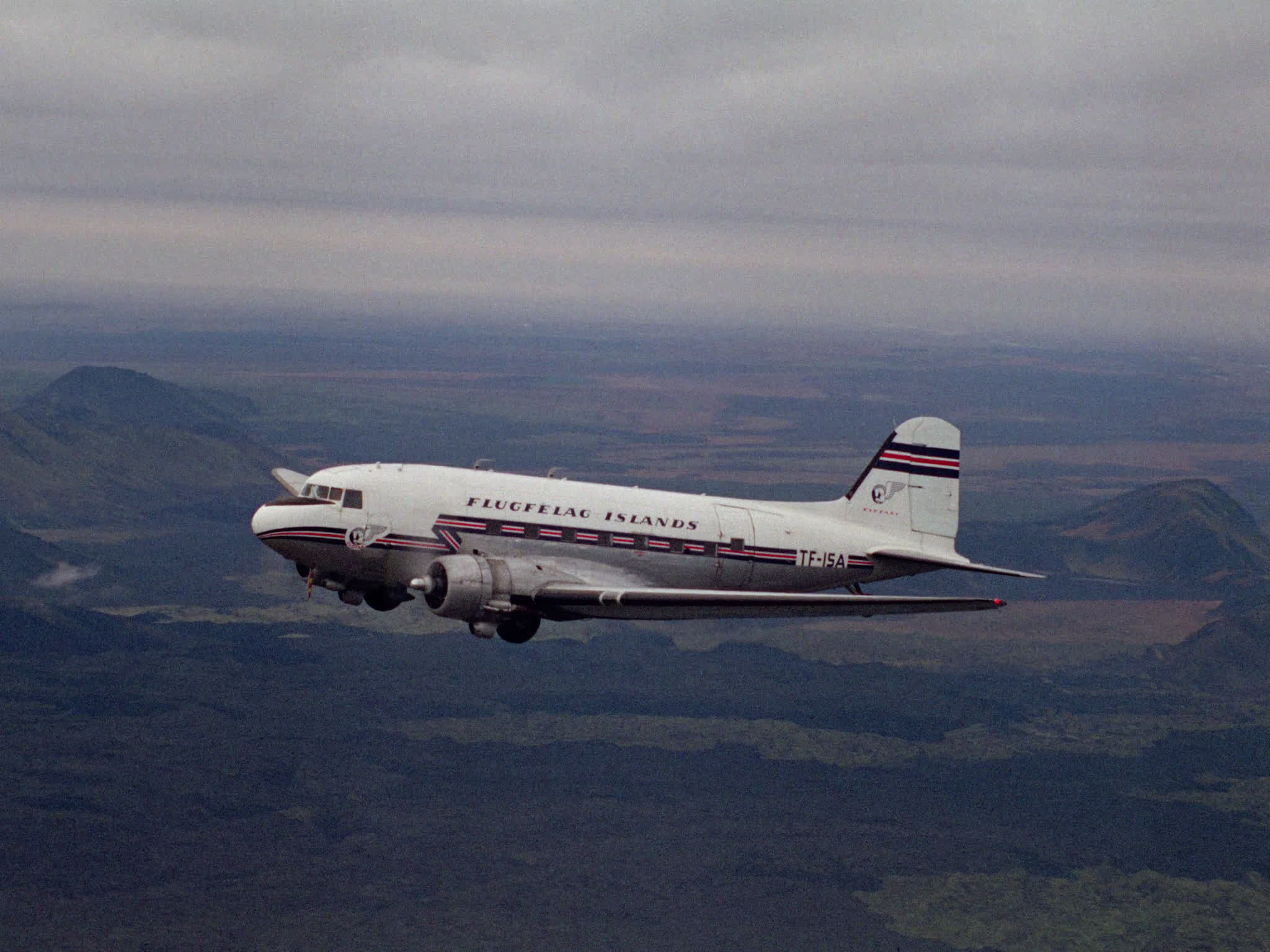 Flugfélag Íslands D3 In Flight