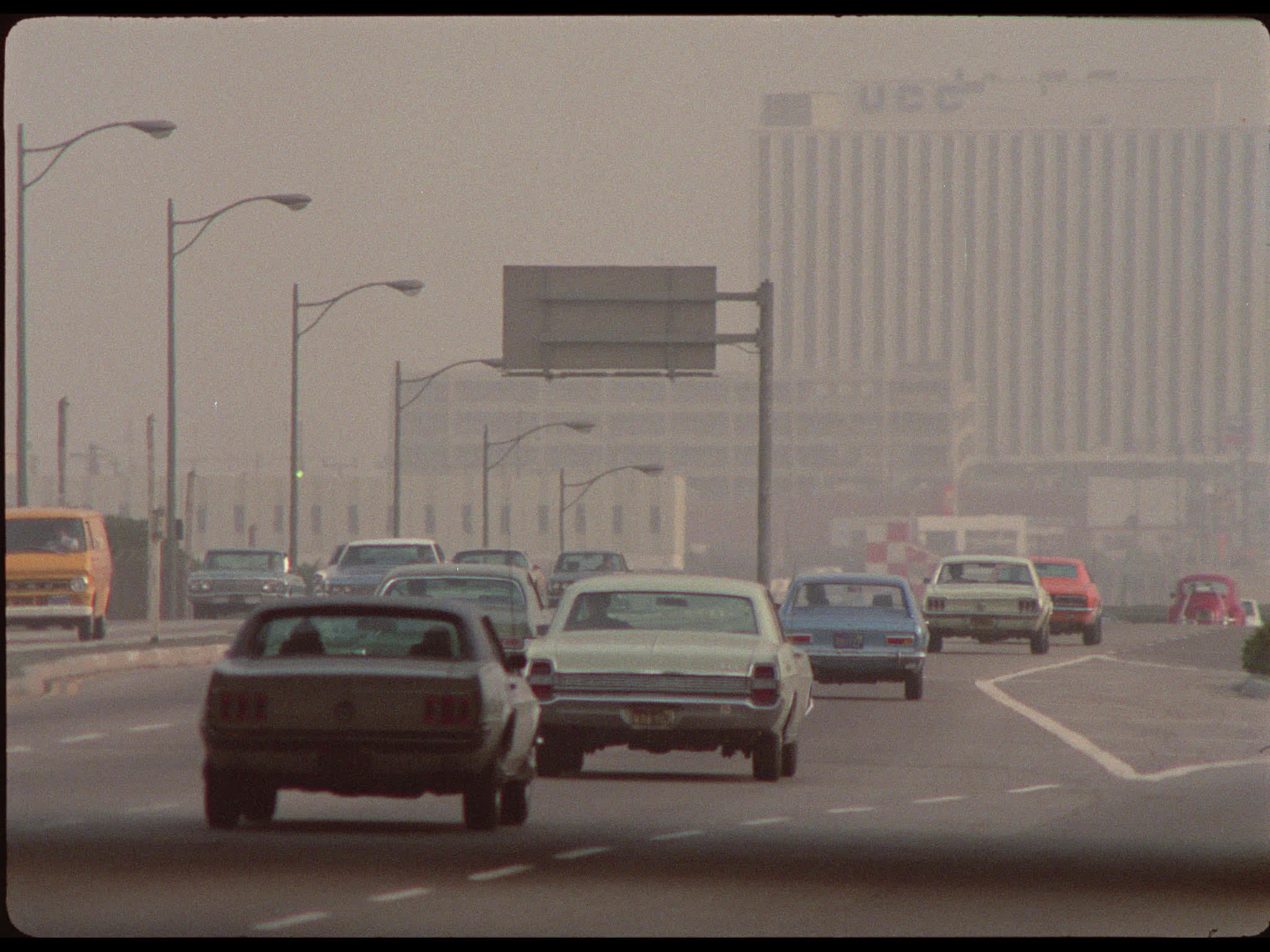 Western Airlines Plane Takes Off Over Century Boulevard