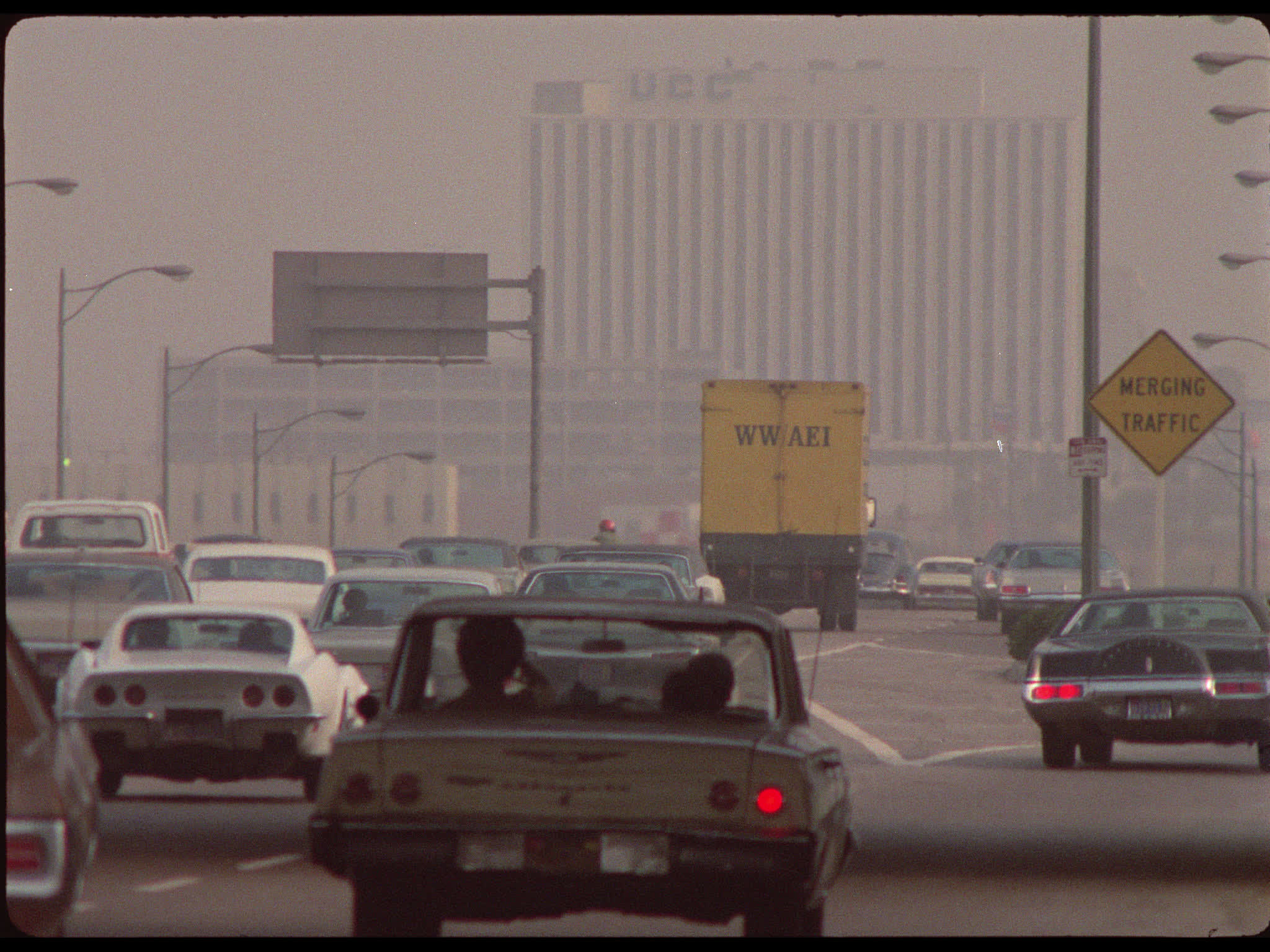 Delta Airlines Plane Takes Off Over Century Boulevard
