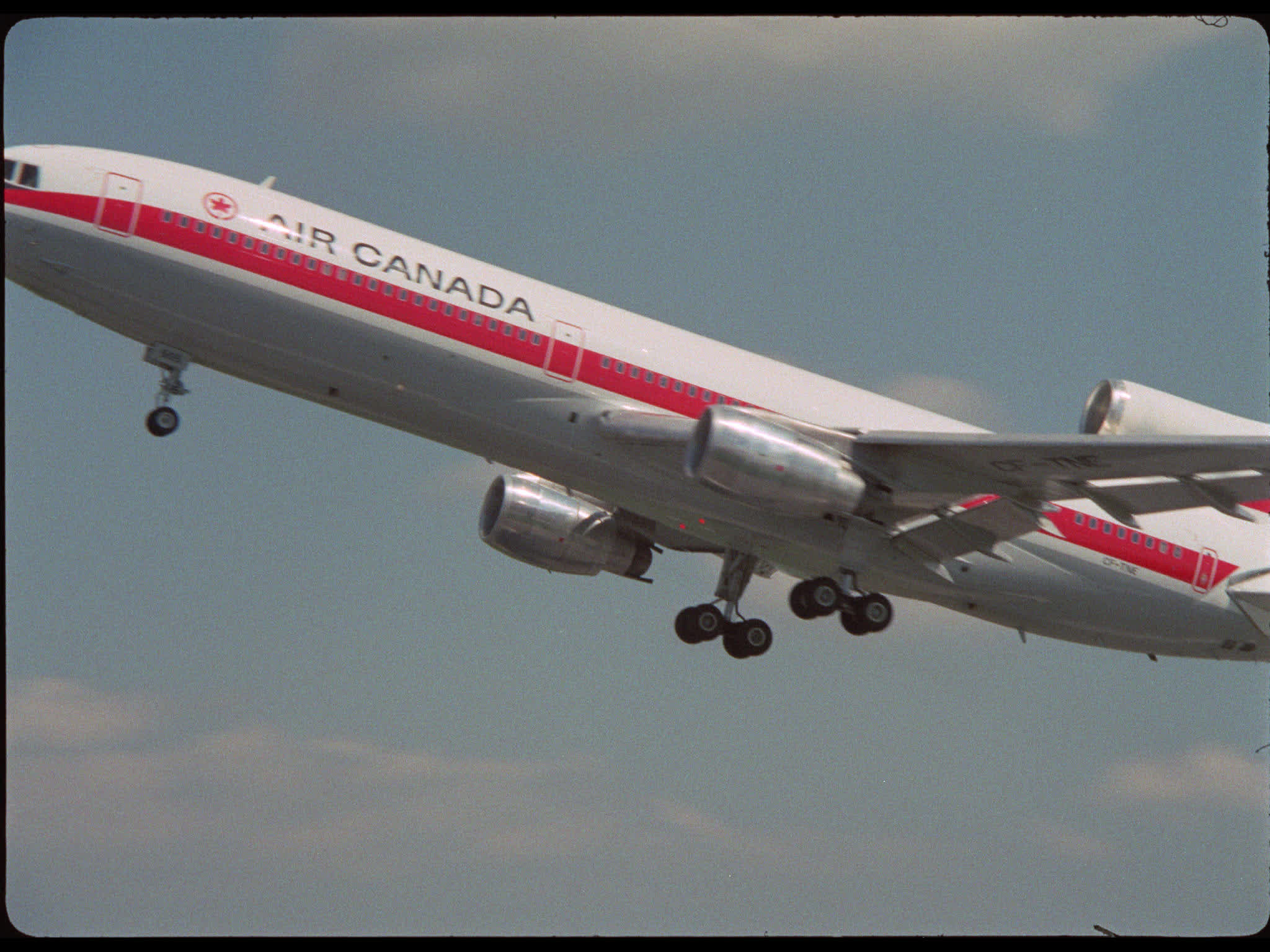 Air Canada Tristar Plane Taking Off