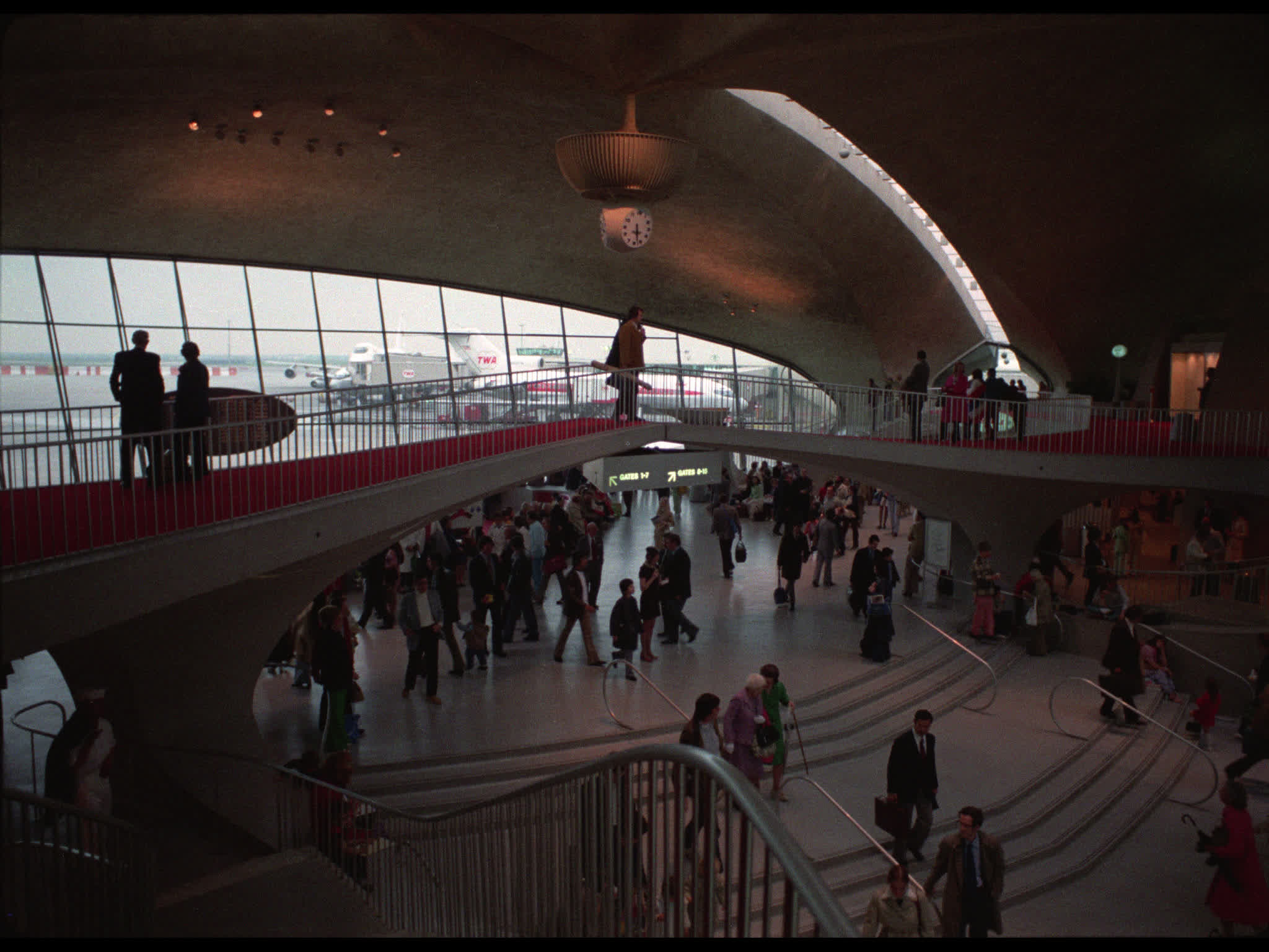 Interior of TWA Terminal