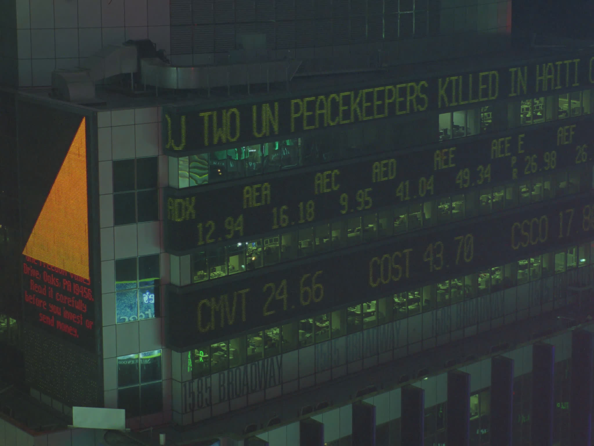 Ticker of Times Square