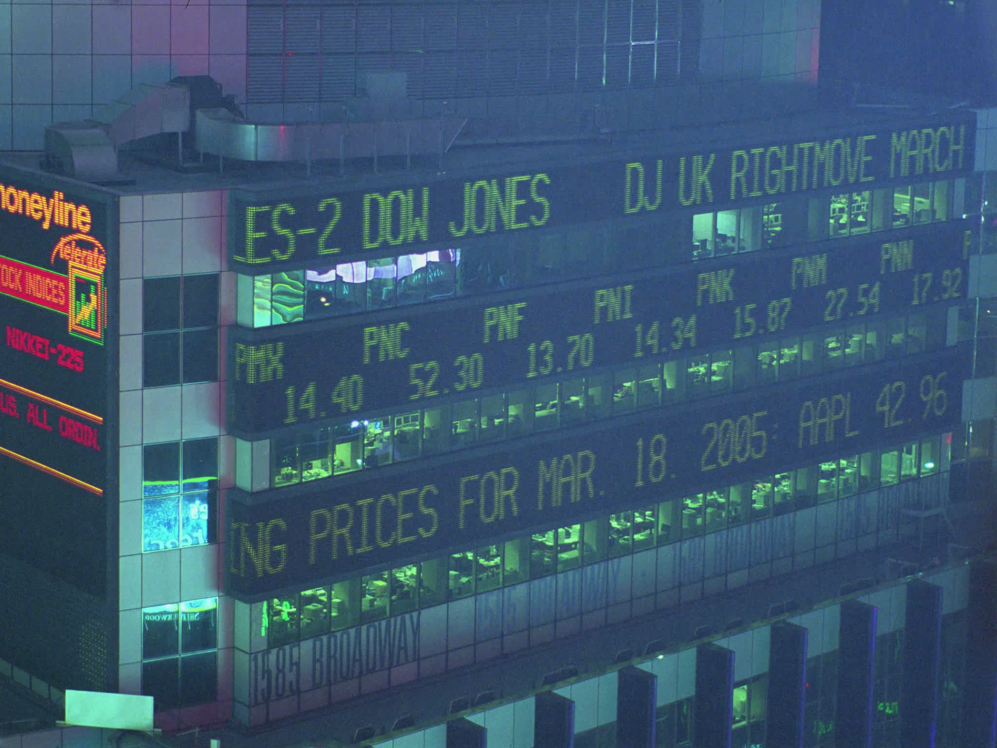 Ticker of Times Square