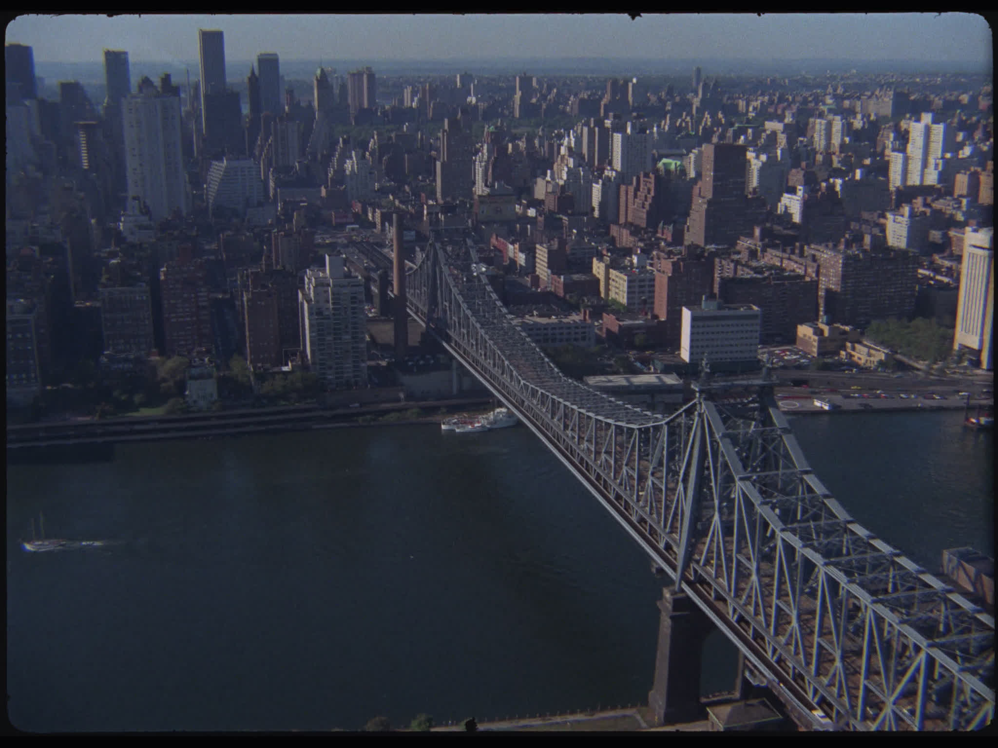 Aerial View of Queensboro Bridge 