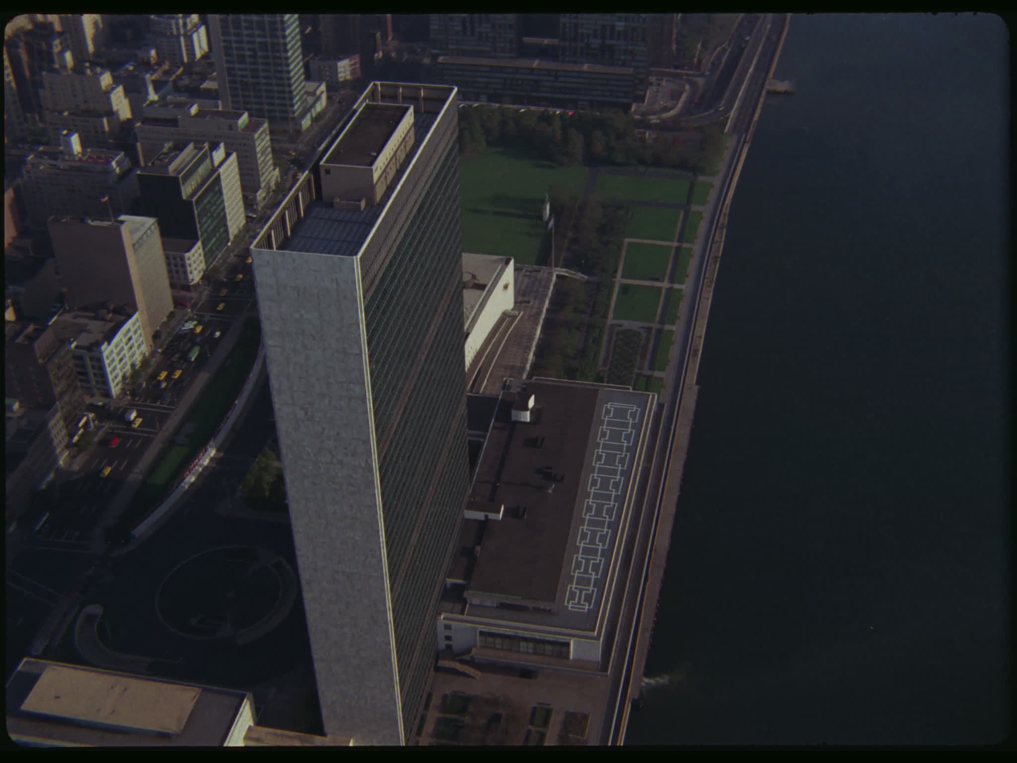 Aerial of United Nations Building