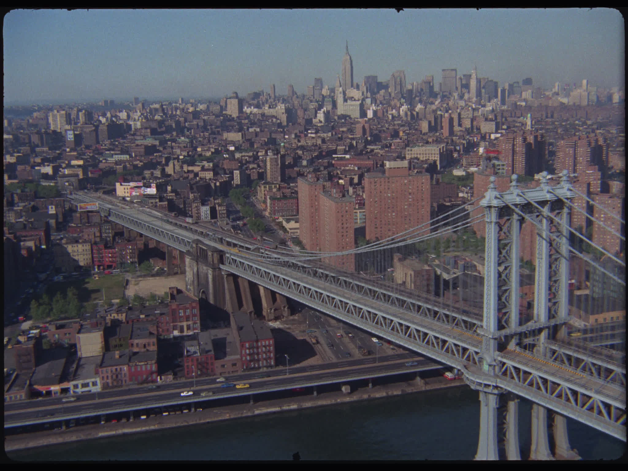 Aerial Manhattan Bridge