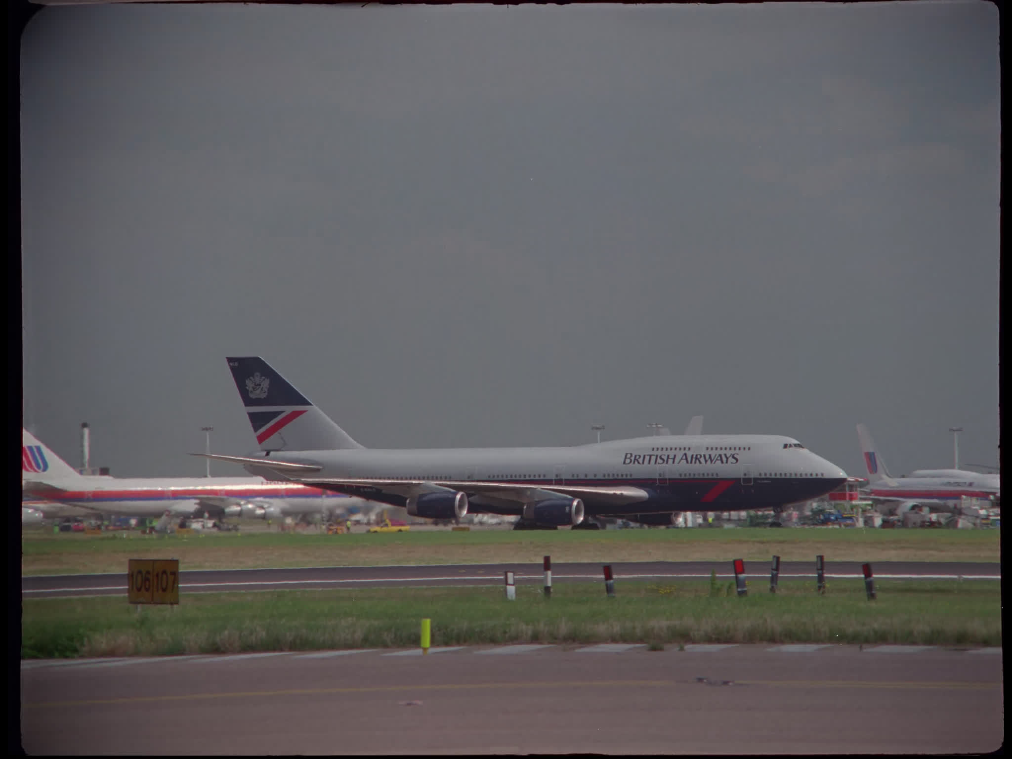 British Airways Plane Taxiing