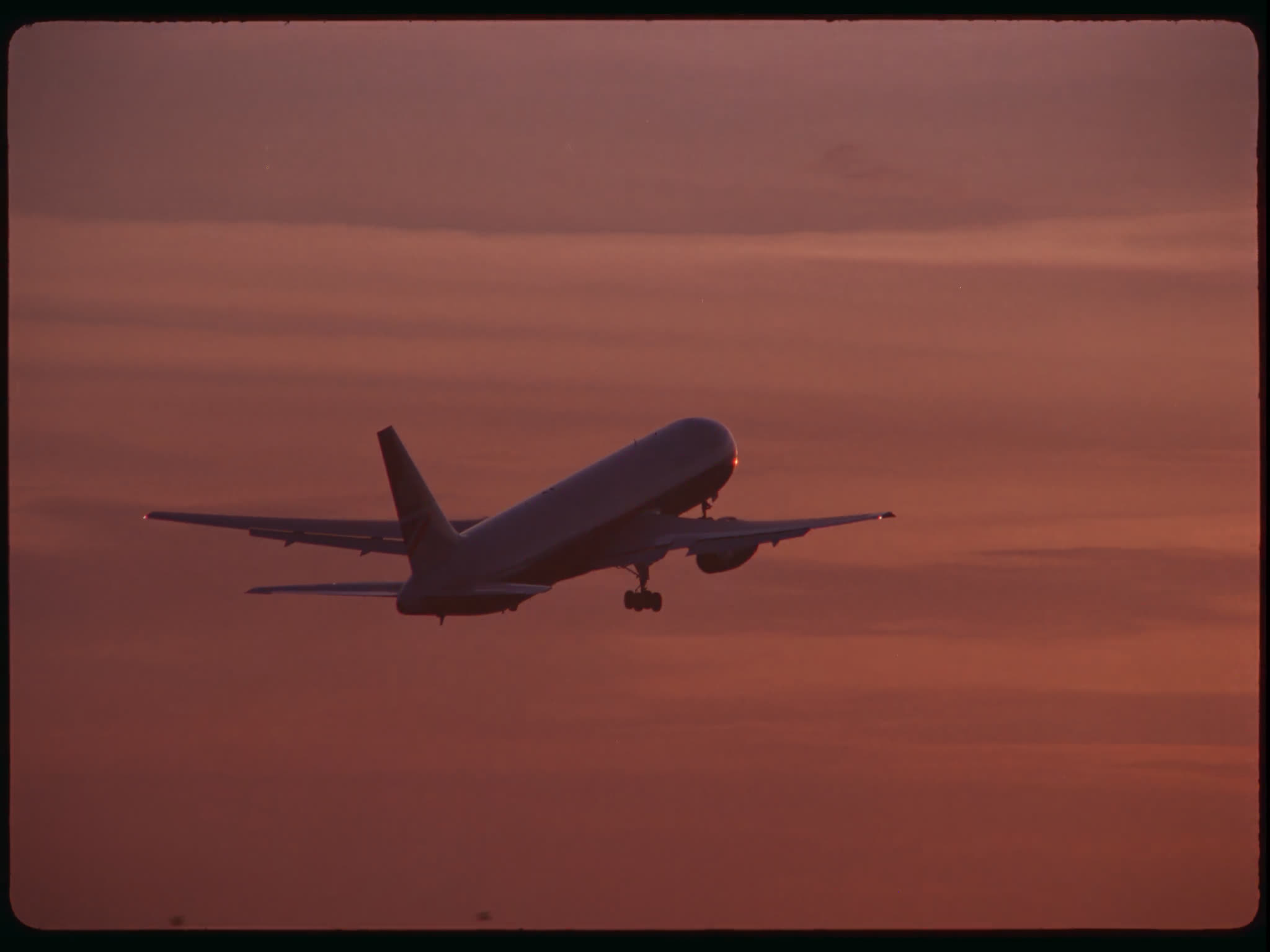 BA 757 Sunset Take off
