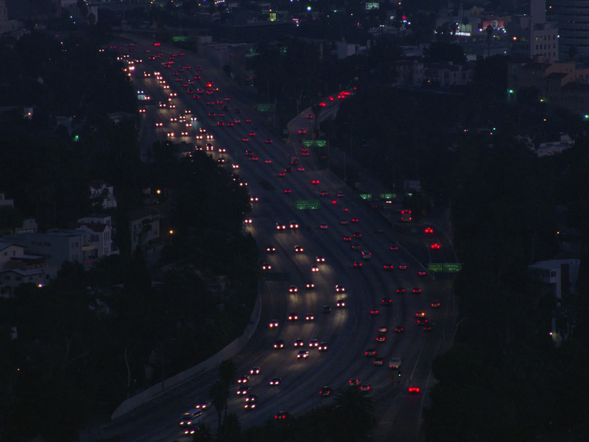 Traffic on 101 Freeway