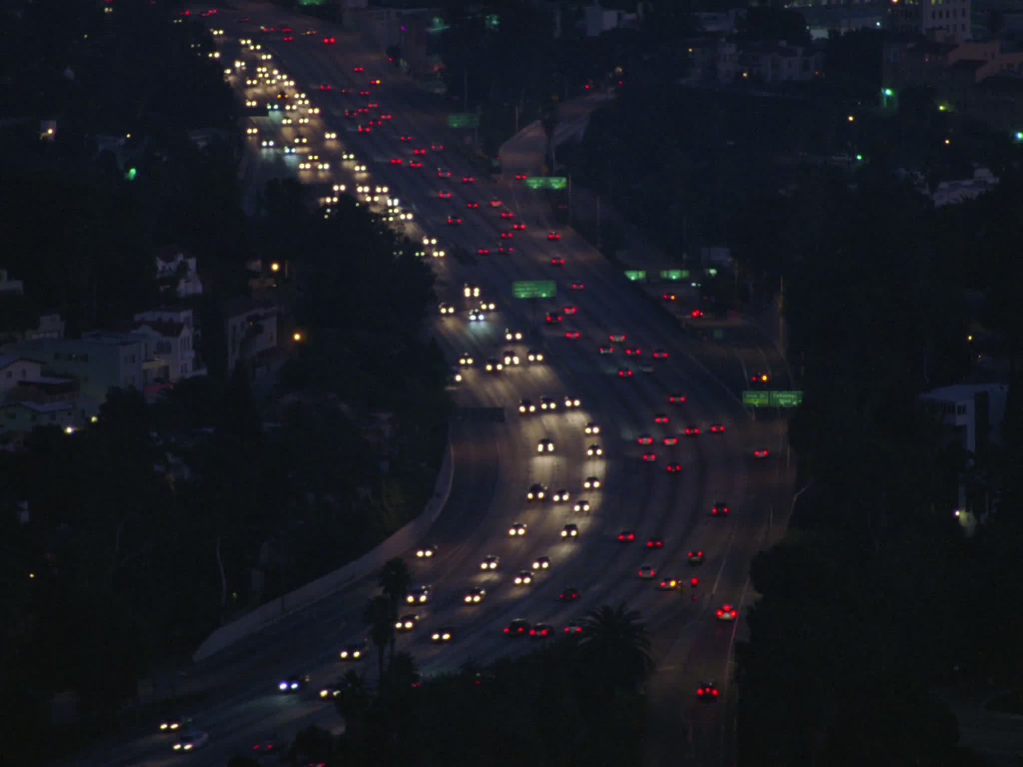 Traffic on 101 Freeway