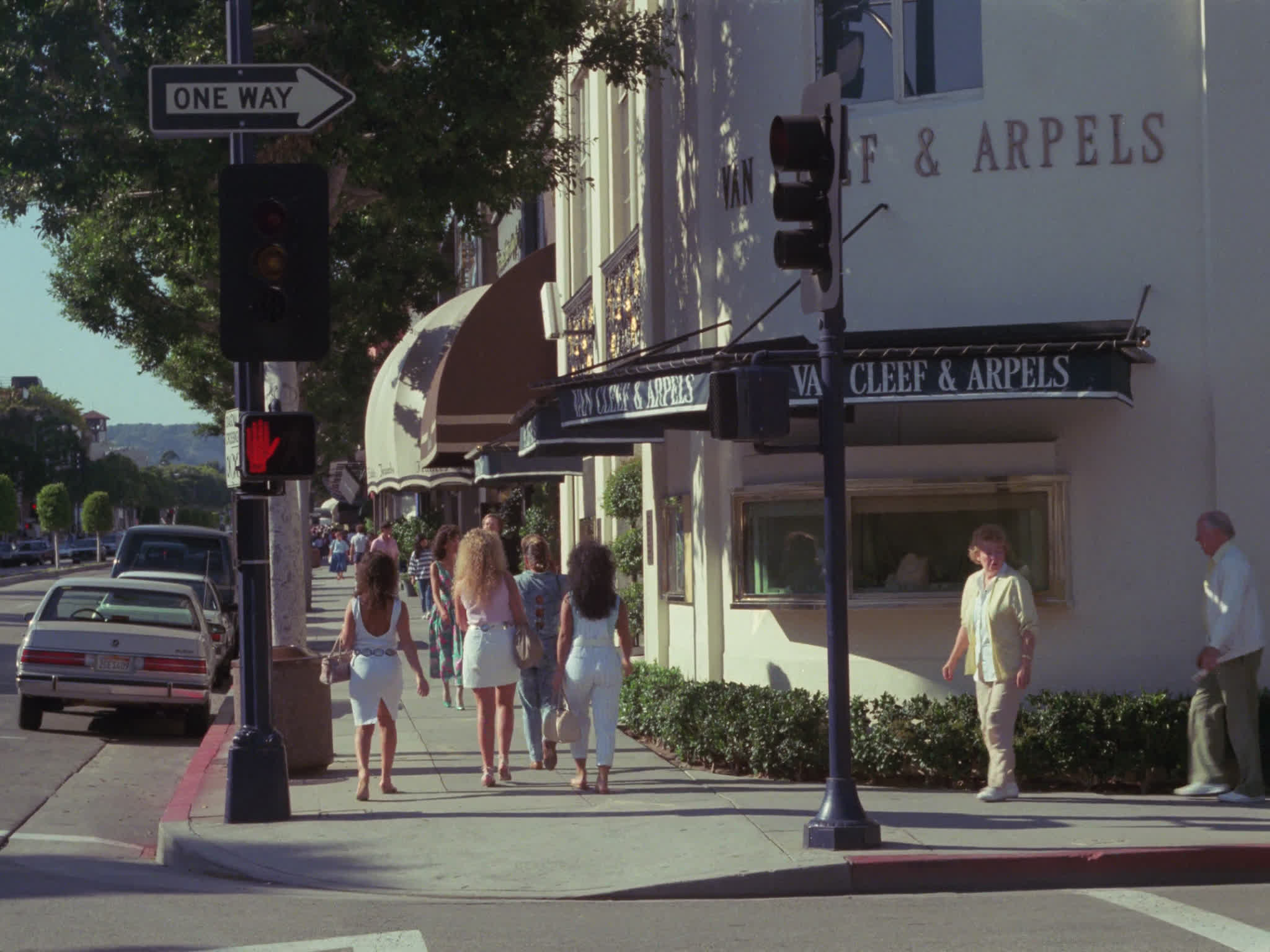 Pedestrians on Rodeo Drive