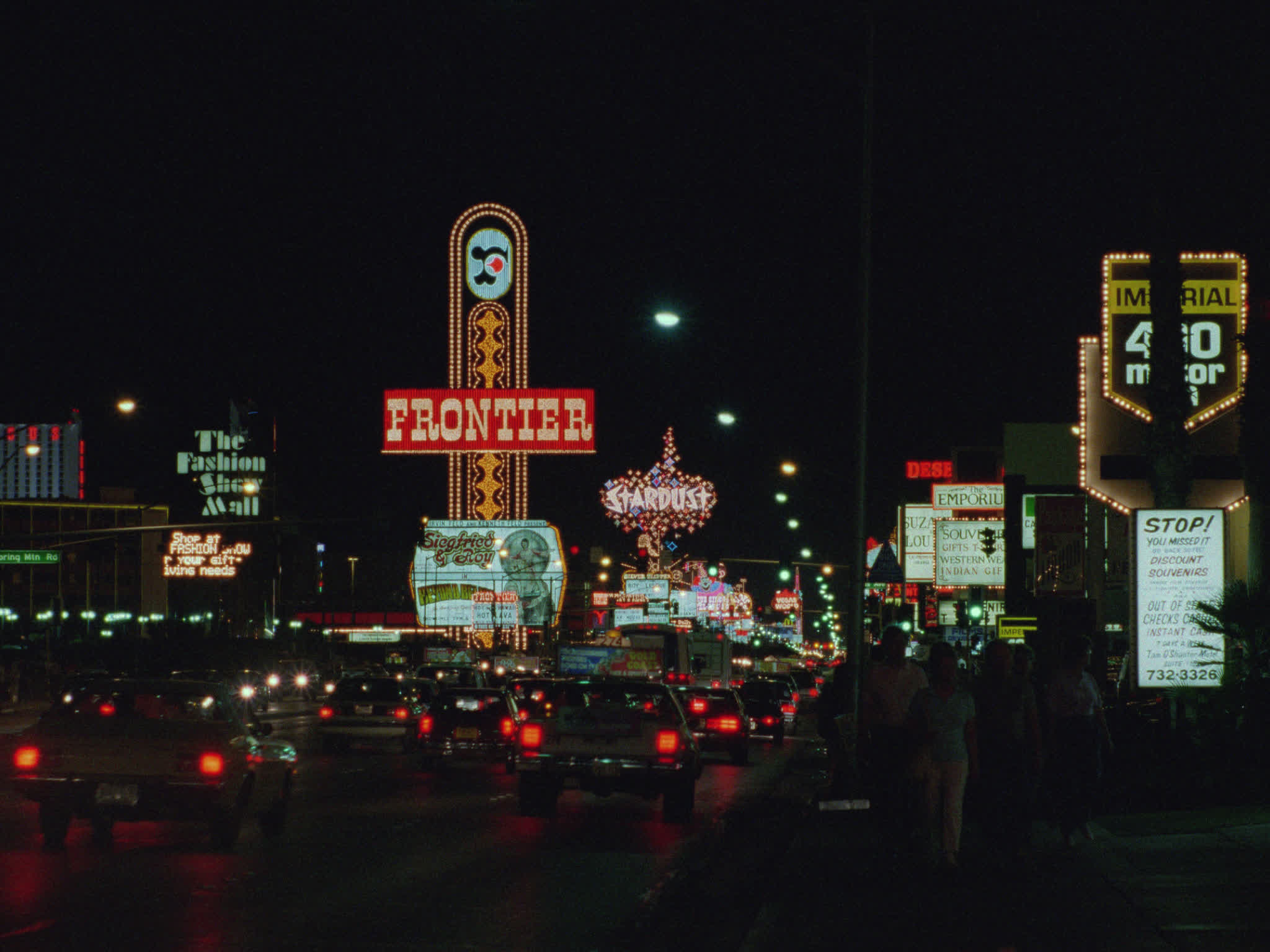 Traffic on the Las Vegas Strip