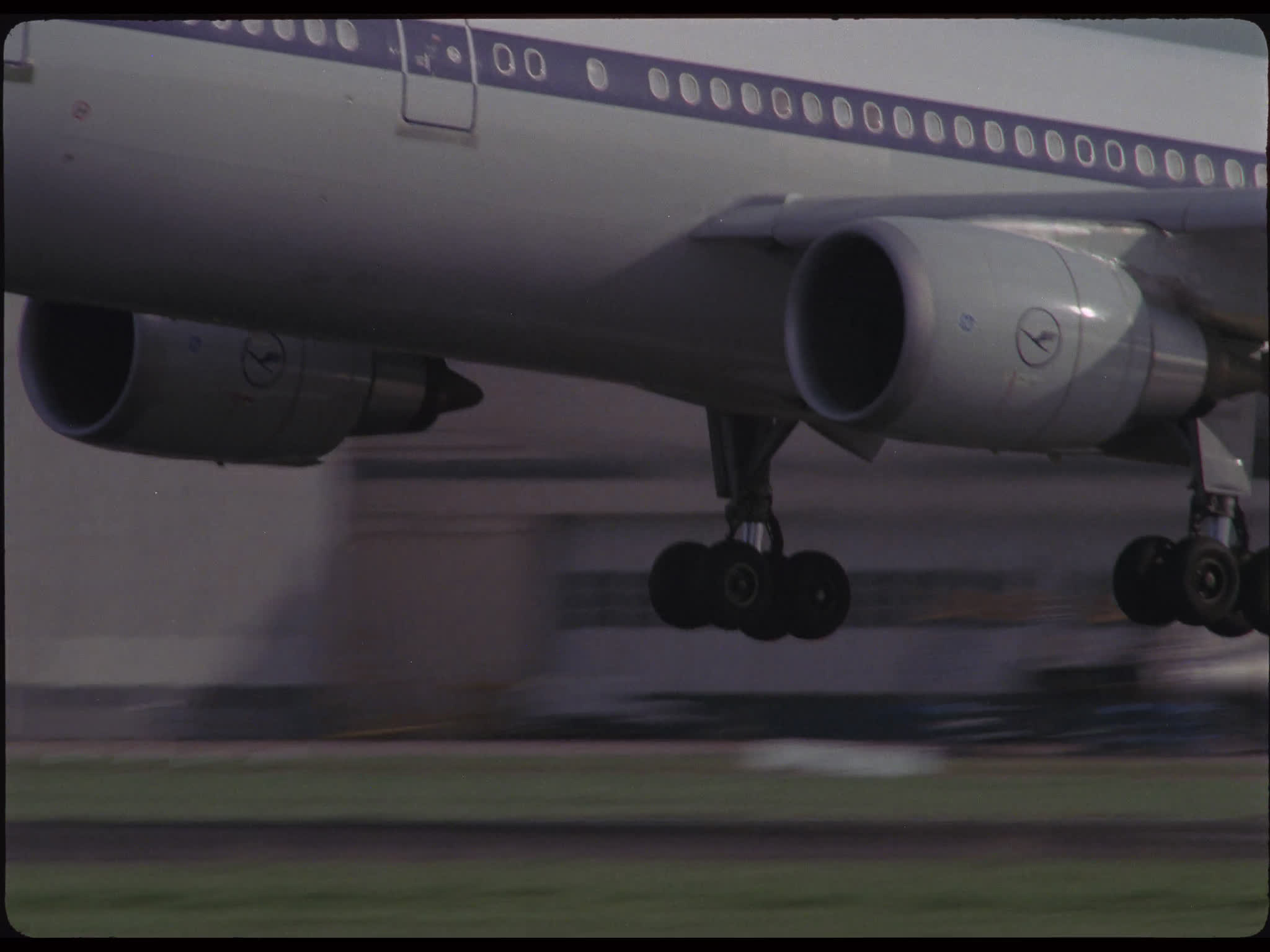 Lufthansa Airbus A300 Lands