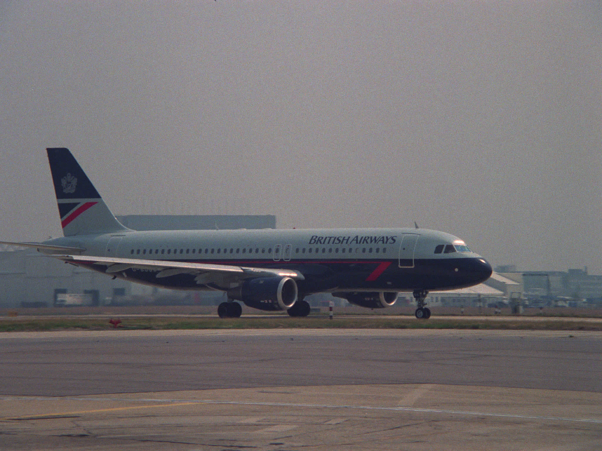 British Airways Airbus A320 Taxis