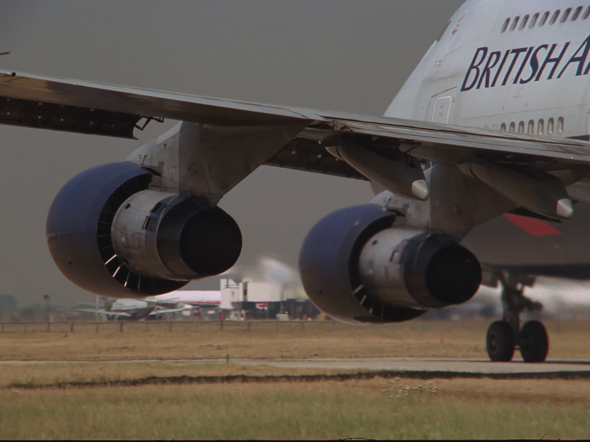 British Airways Boeing 747 Engines