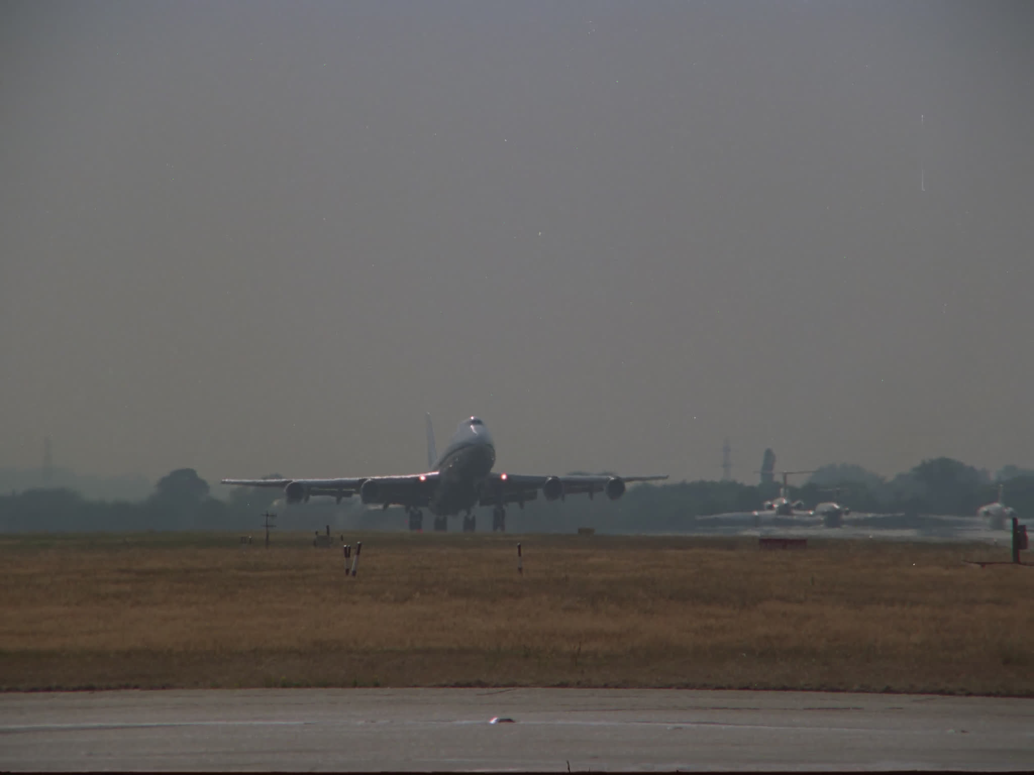 Argentina Boeing 747 Taking Off