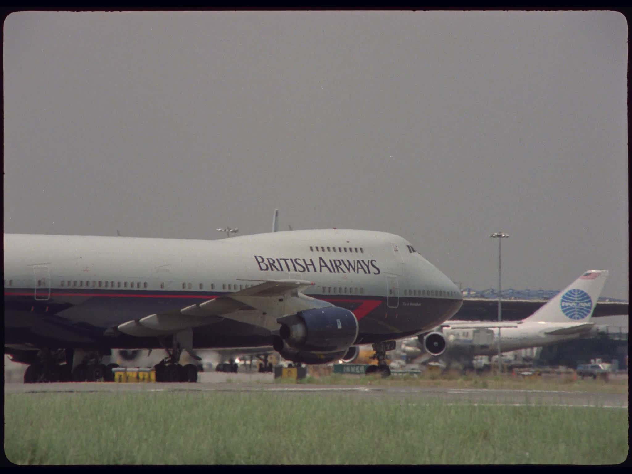 British Airways Boeing 747 Taxis