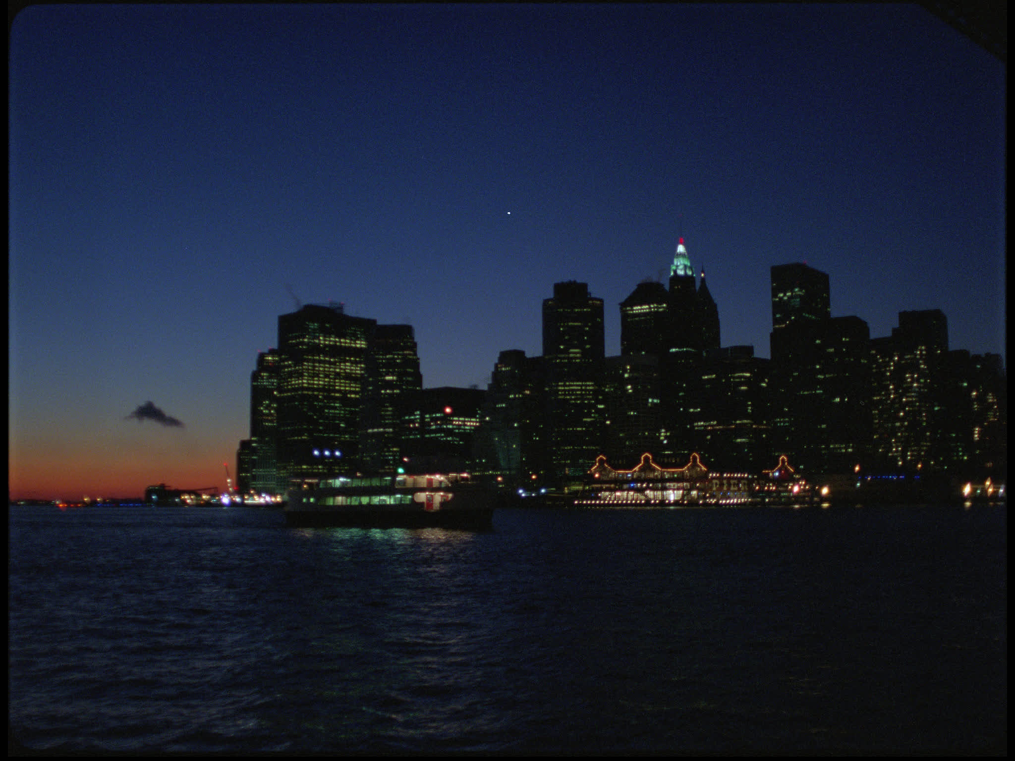 New York City Skyline Evening