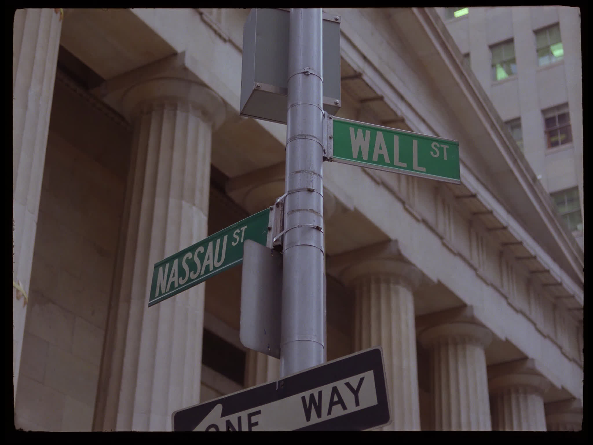 Wall Street sign