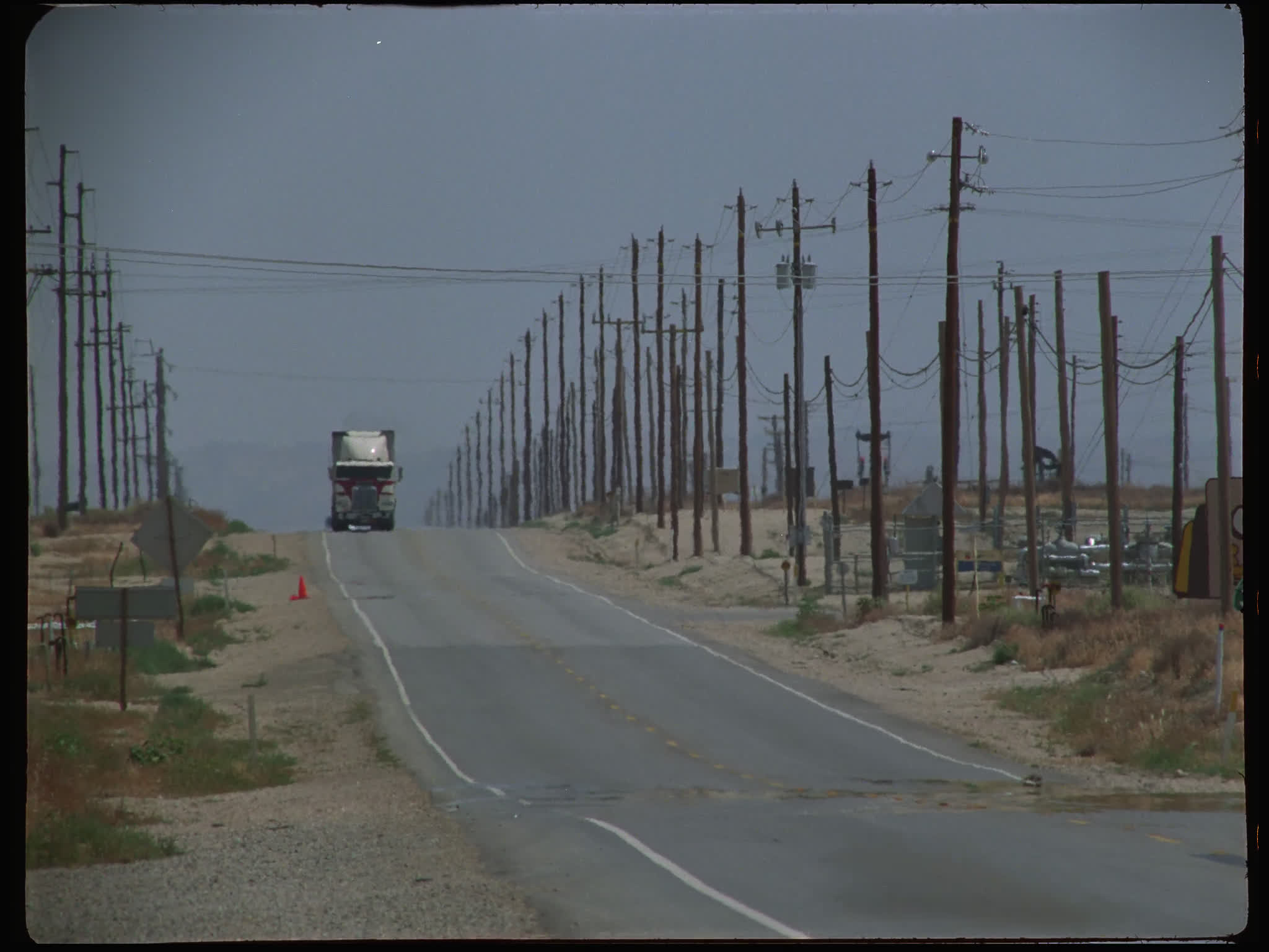Telegraph Poles on the Road