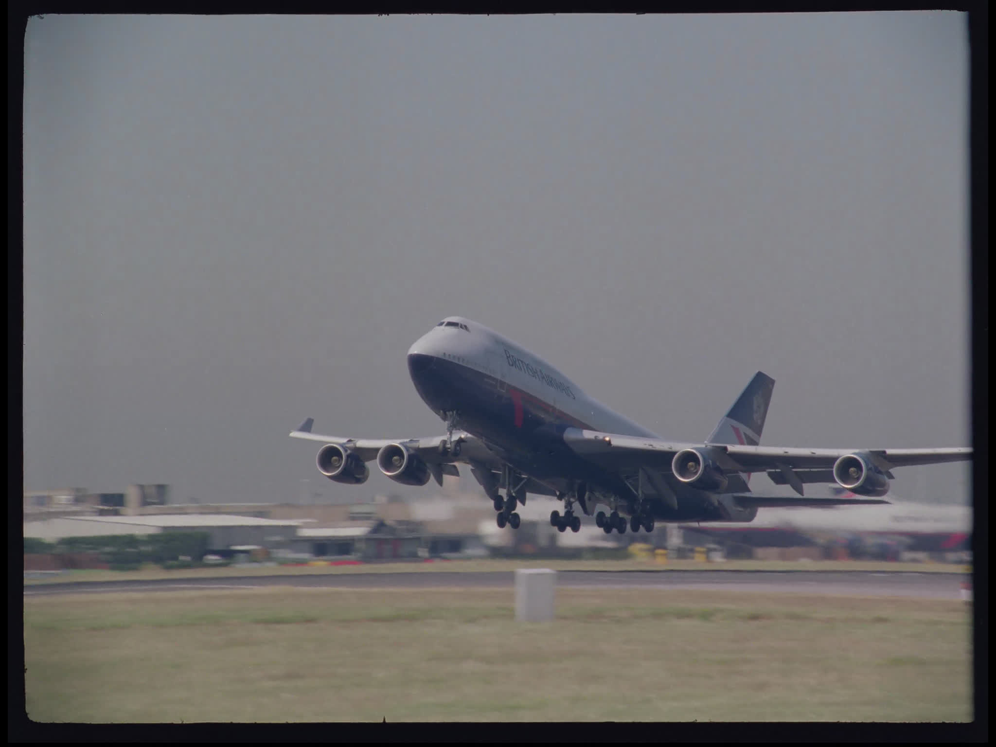 British Airways Boeing 747 Taking Off
