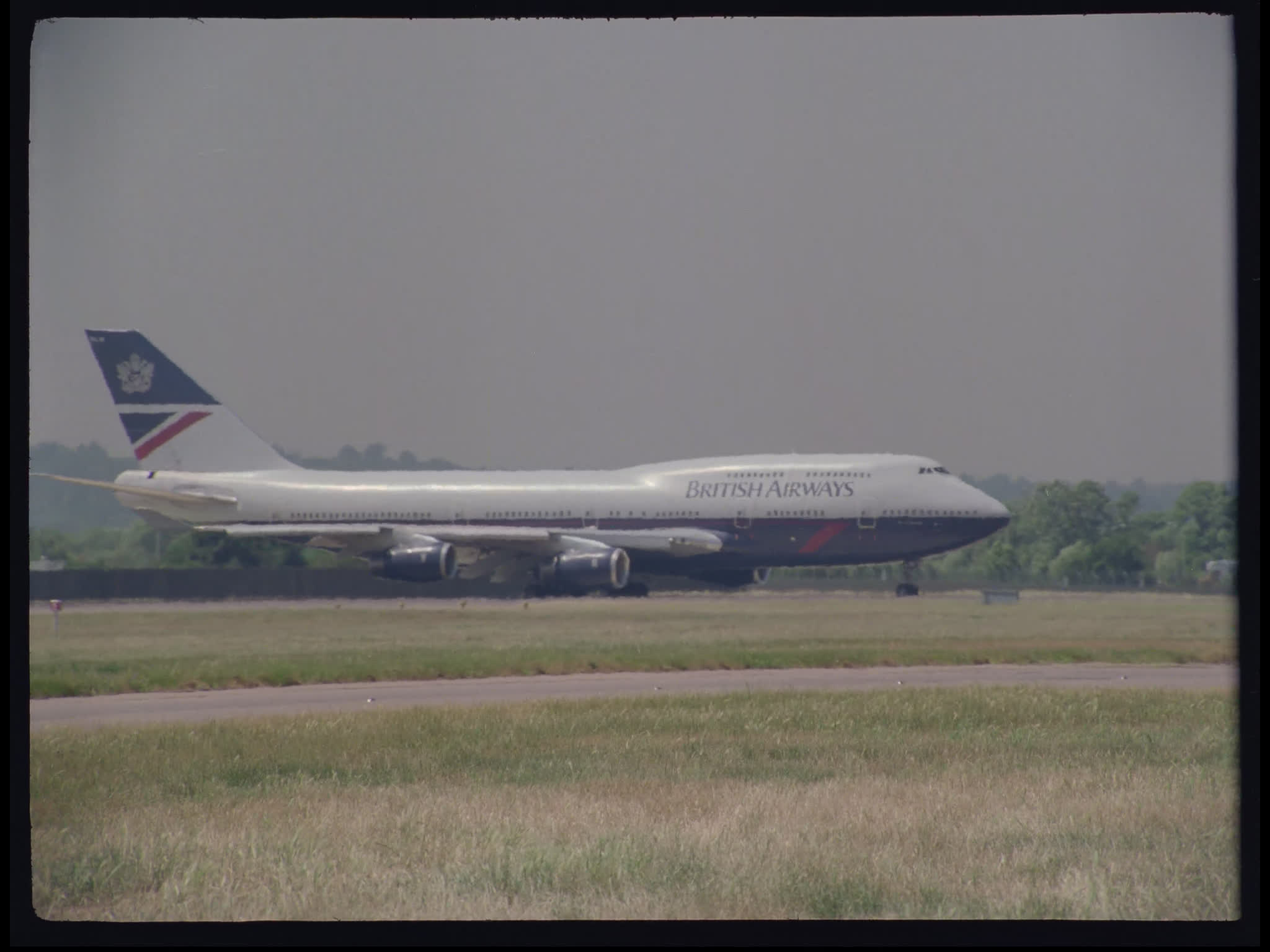 British Airways Boeing 747 Taxiing