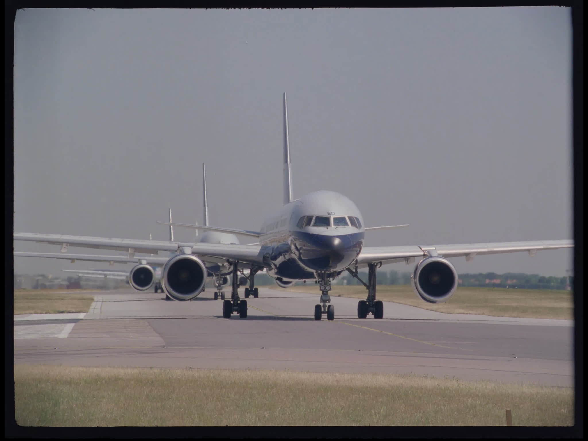 Planes Taxiing Head On
