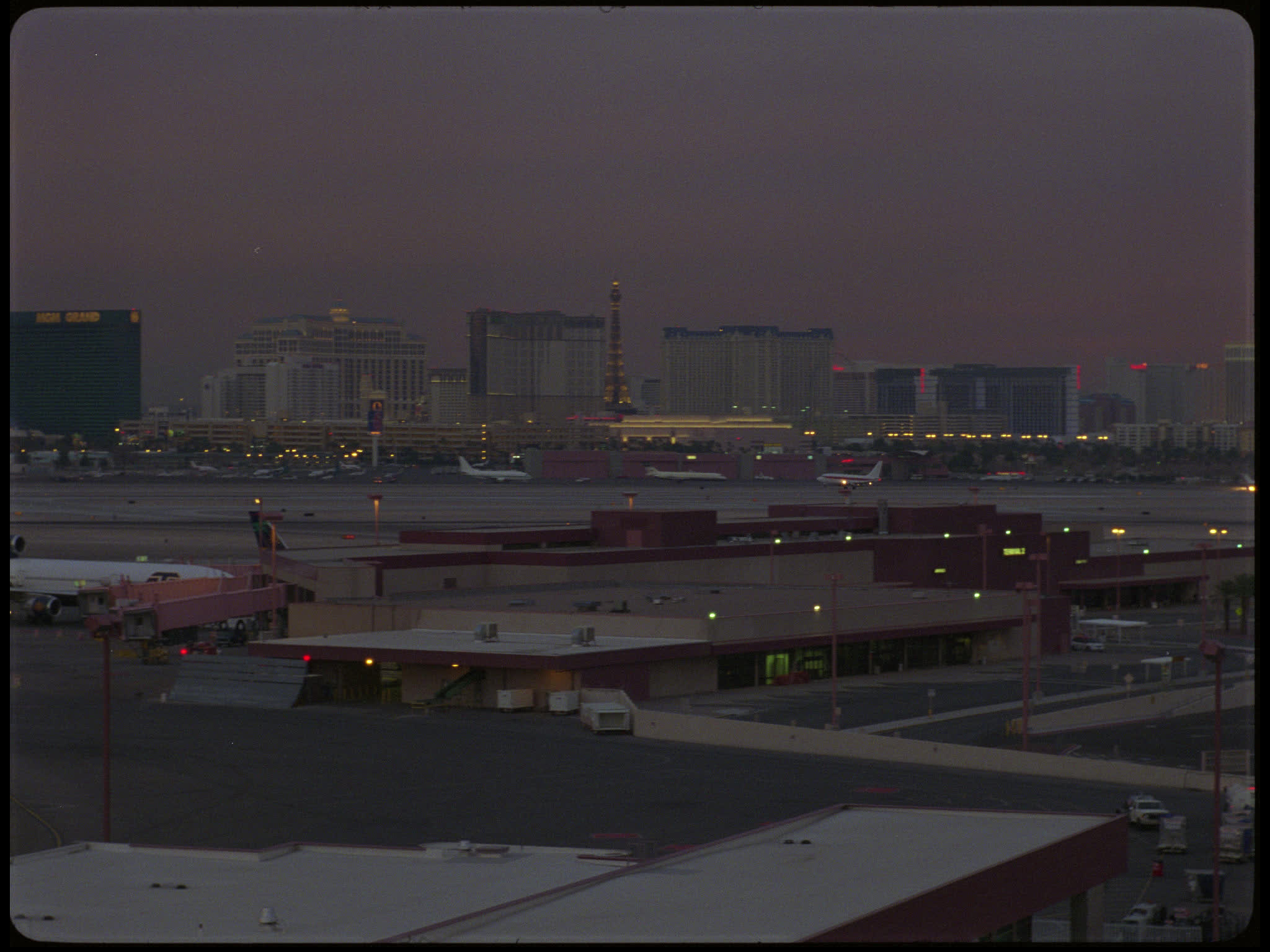 Unidentifiable Plane Landing