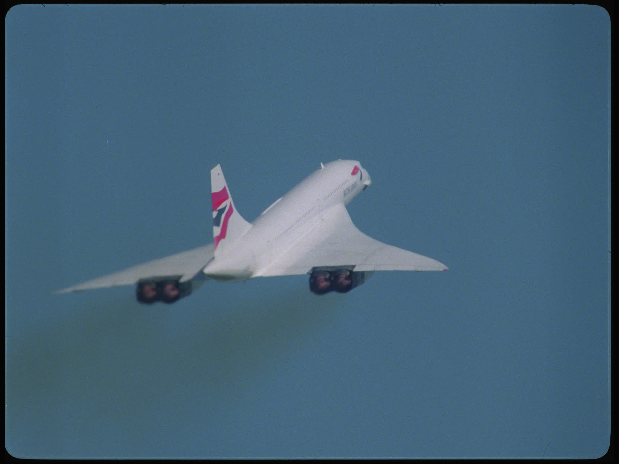 British Airways Concorde Climbing