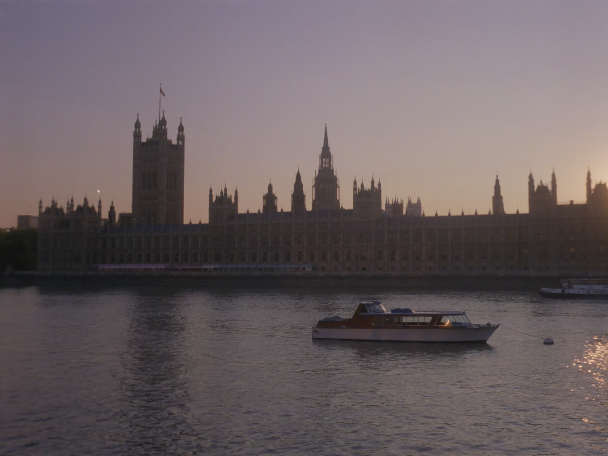 Houses of Parliament At Sunset