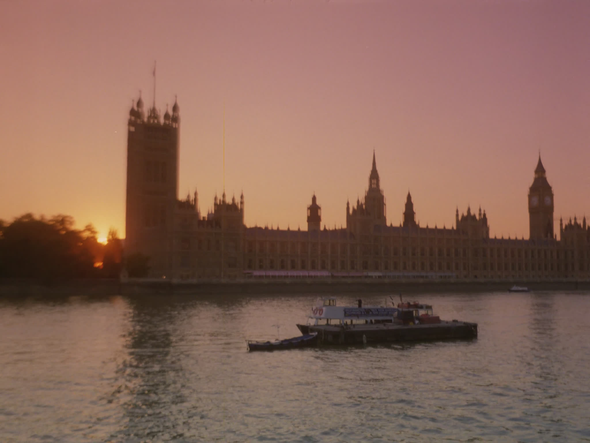 Houses of Parliament at Sunset