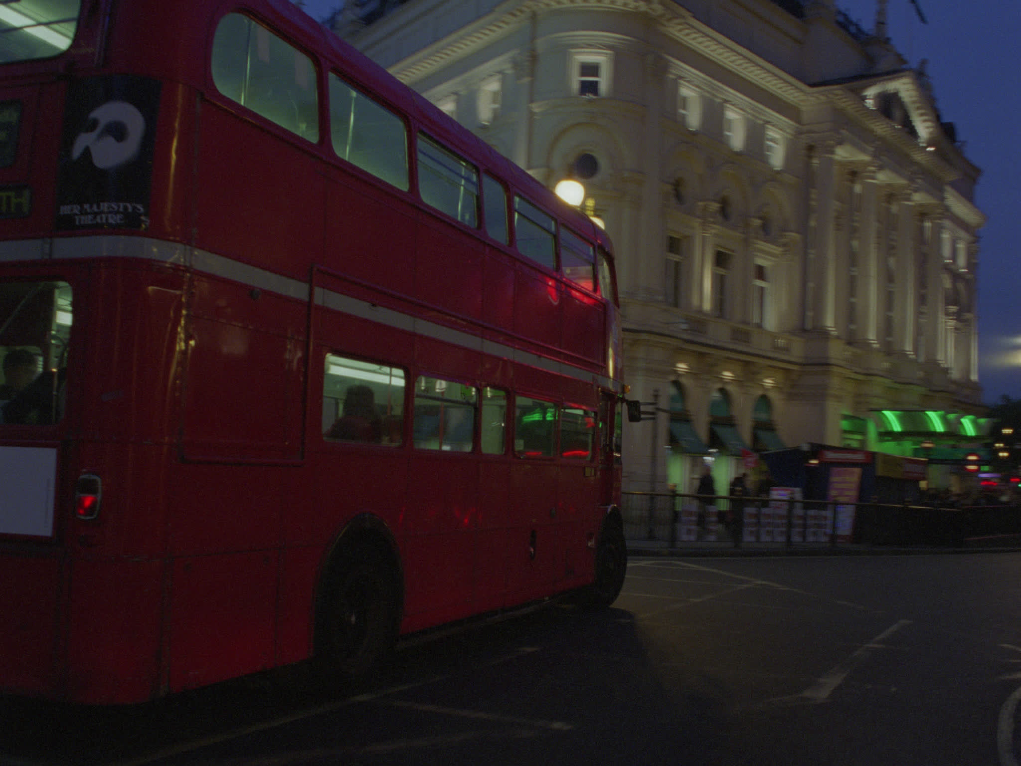 POV Driving Piccadilly Circus