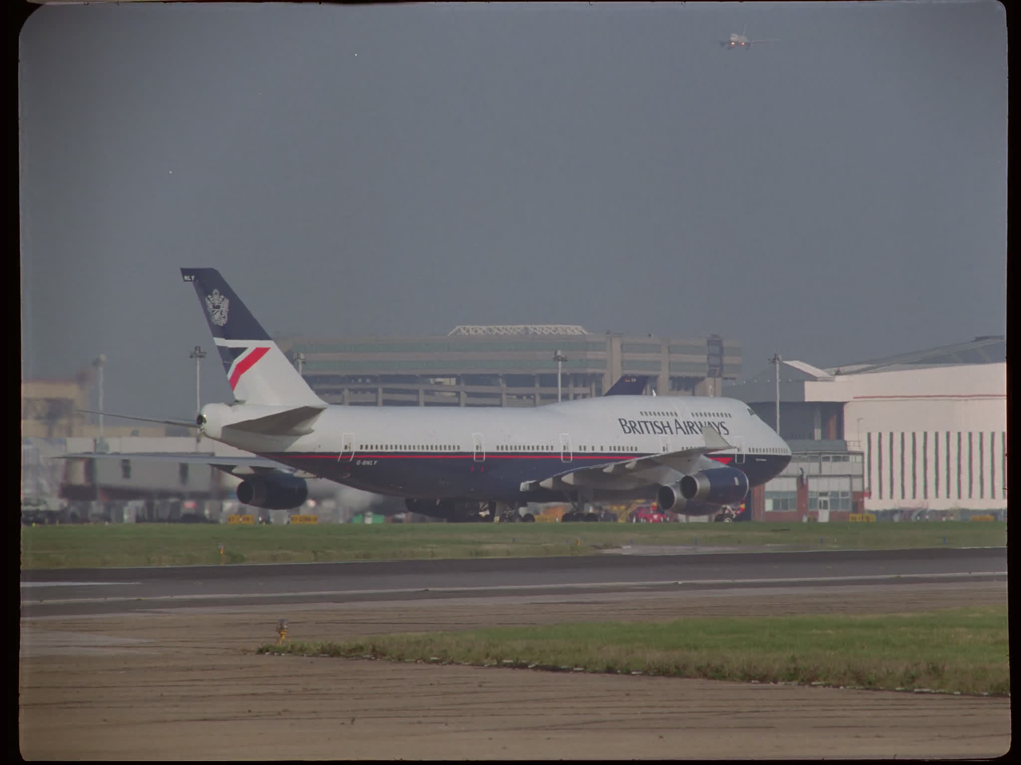 British Airways Boeing 747s Taxiing and Taking Off