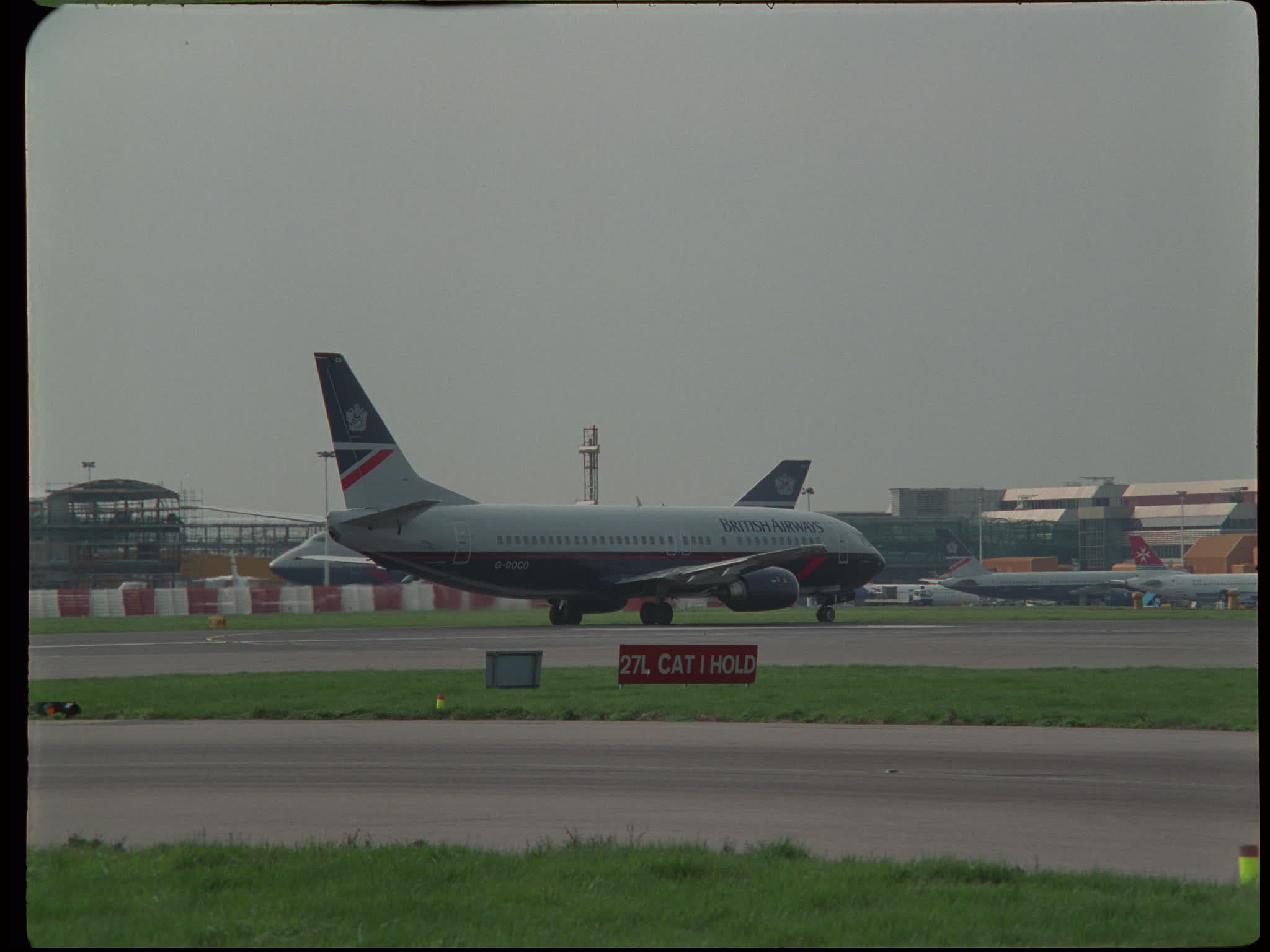 British Airways Boeing 767 Taxiing