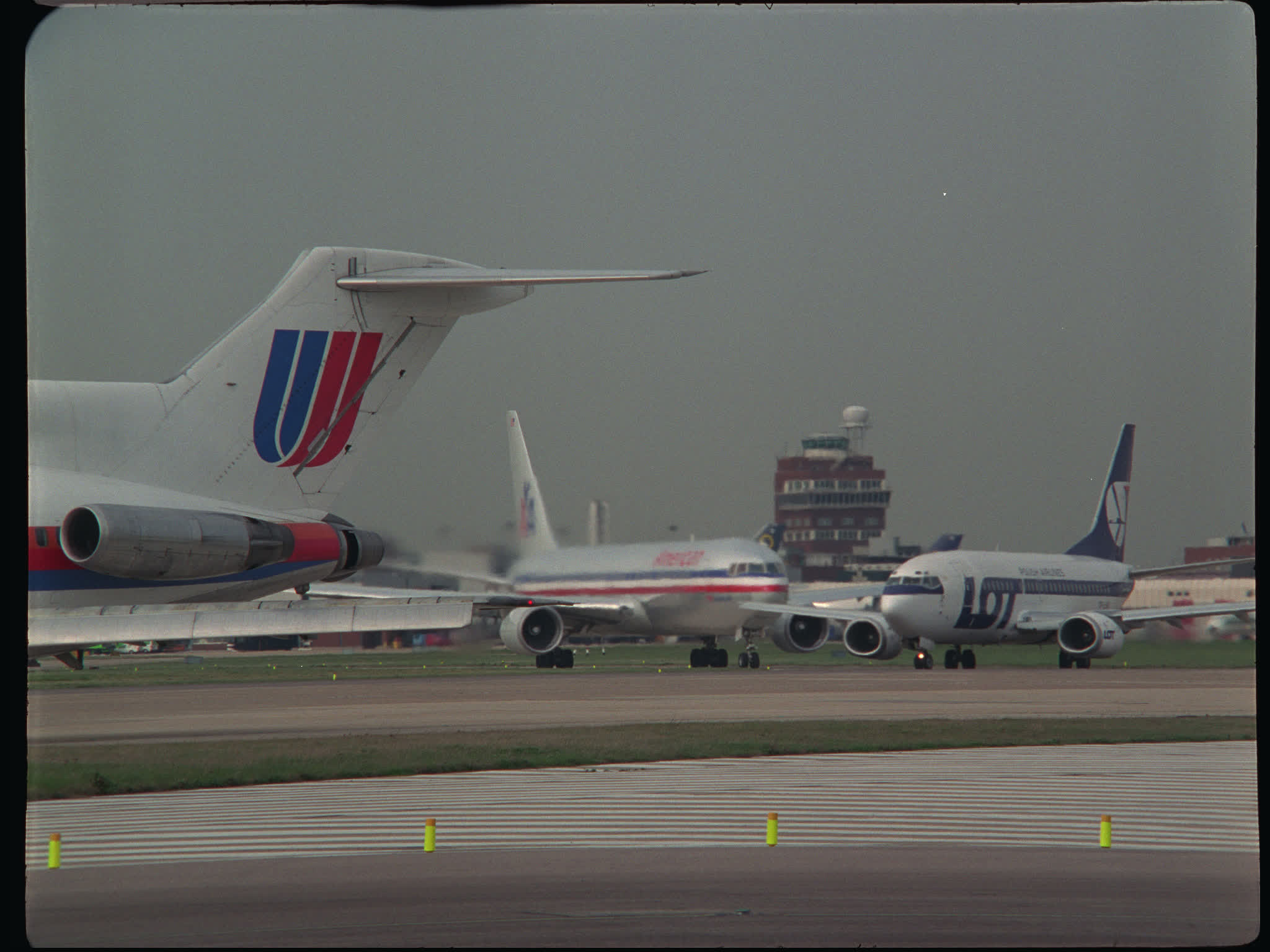 Various Planes Taxiing