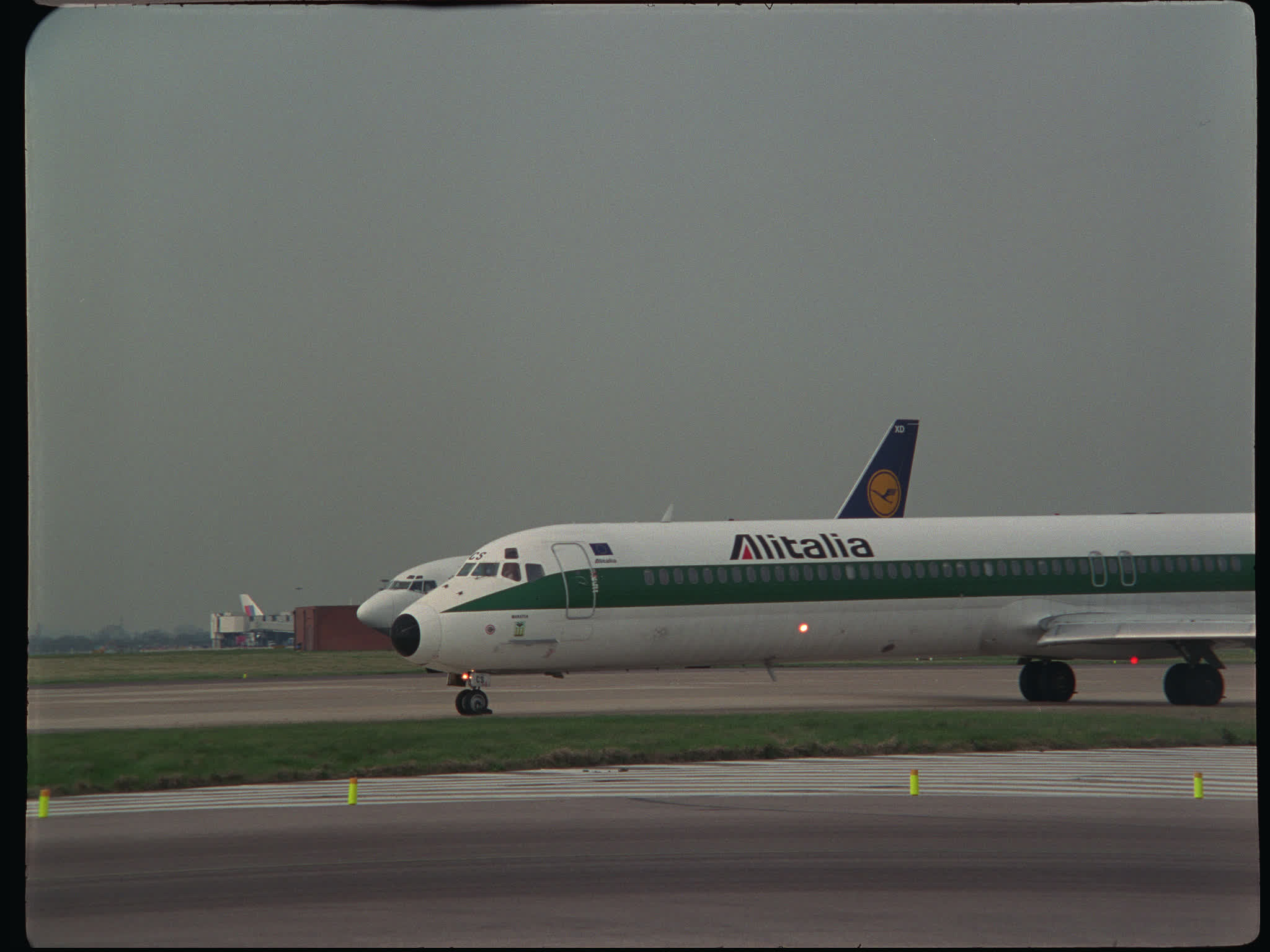 Alitalia Plane Taxiing